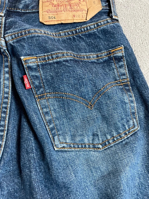 Levi‘s 501 Jeans in Marineblau - W28