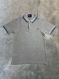 Fred Perry Polohemd in hellgrau - Gr. XS