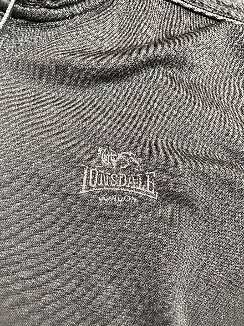 Lonsdale Trainingsjacke in Grau - Gr XL