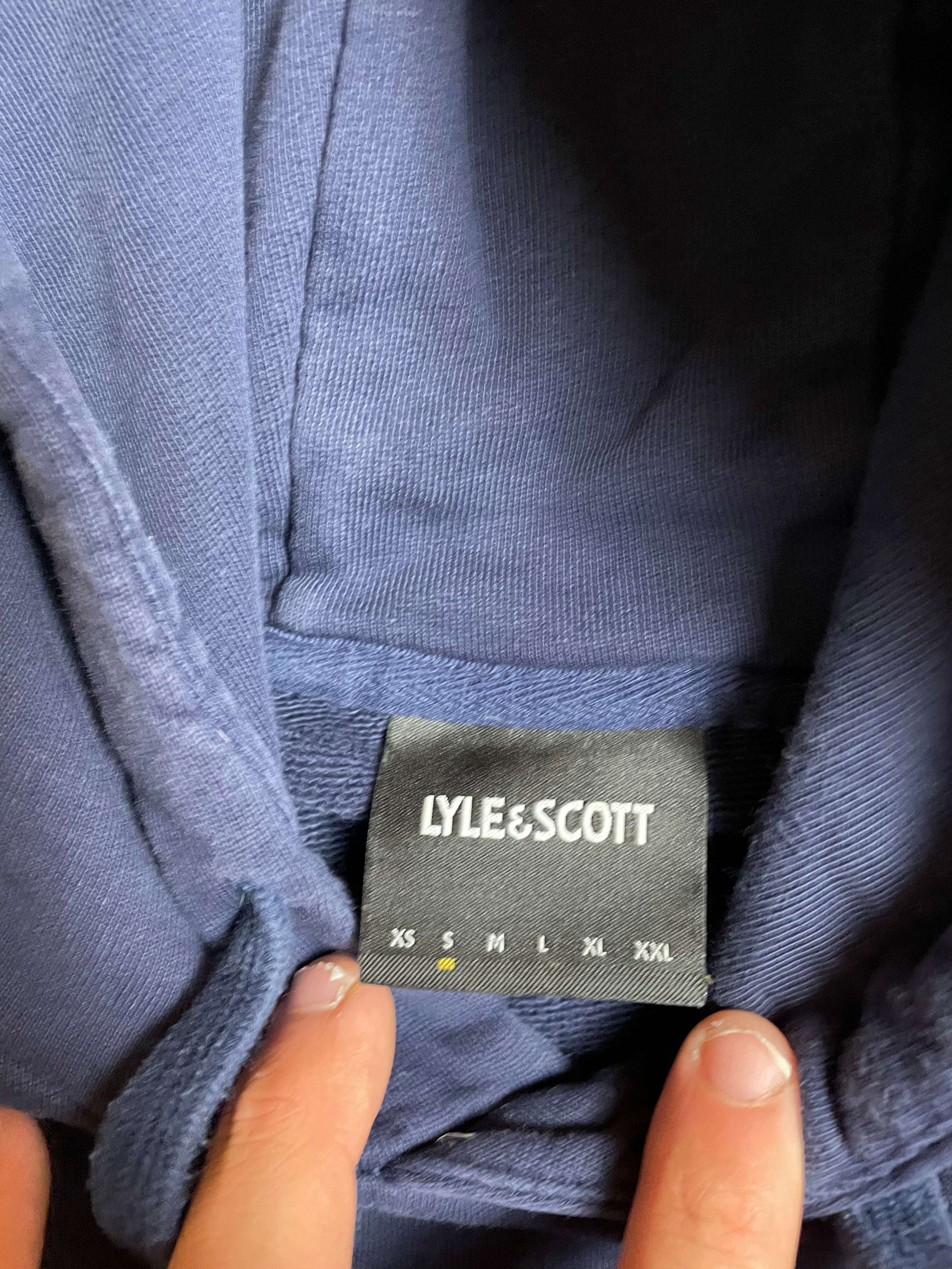 Lyle & Scott Kapuzenpullover in Marineblau - Gr. S
