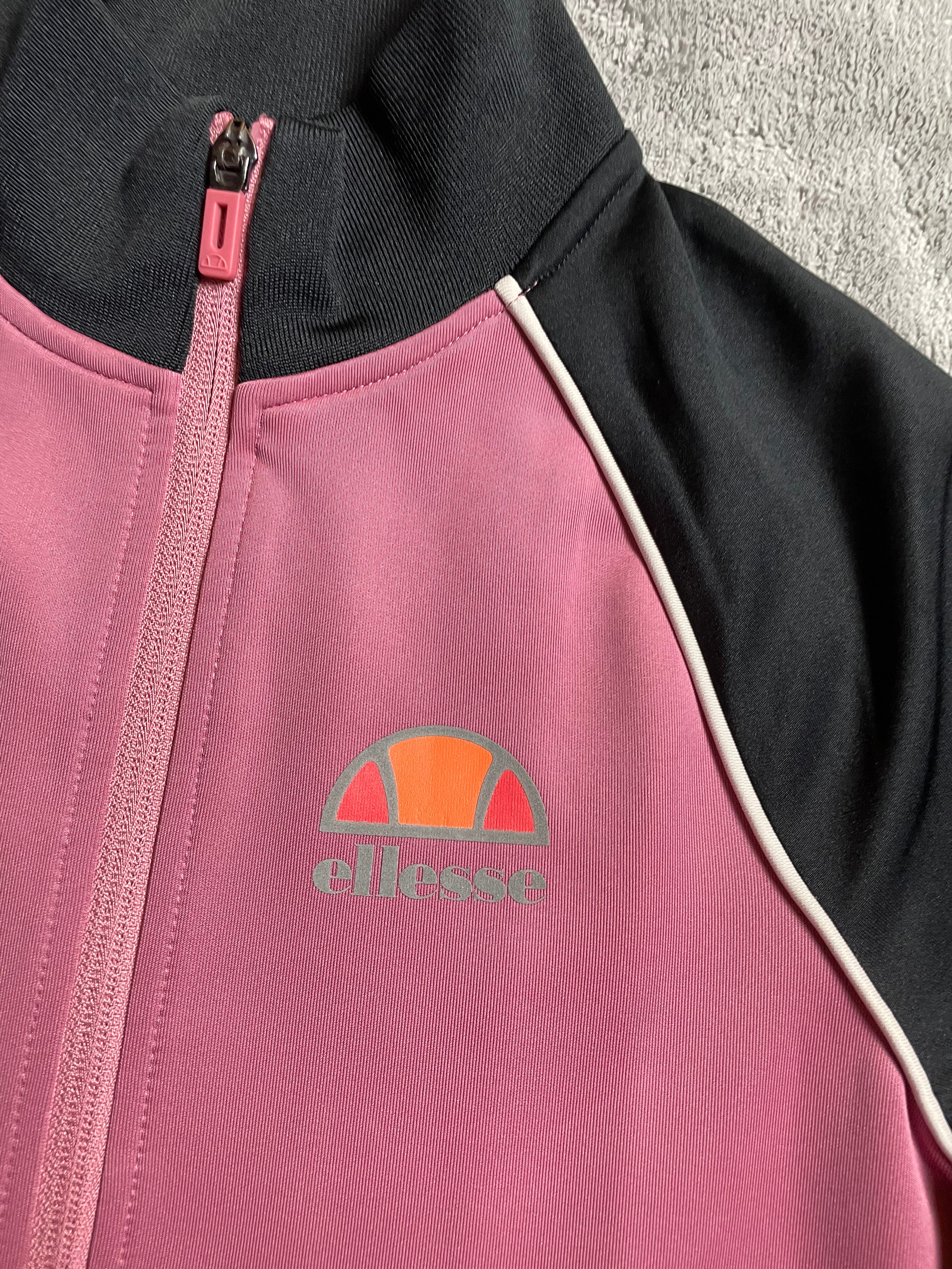 Ellesse Trainingsjacke in Pink, Schwarz - Gr. XS-S