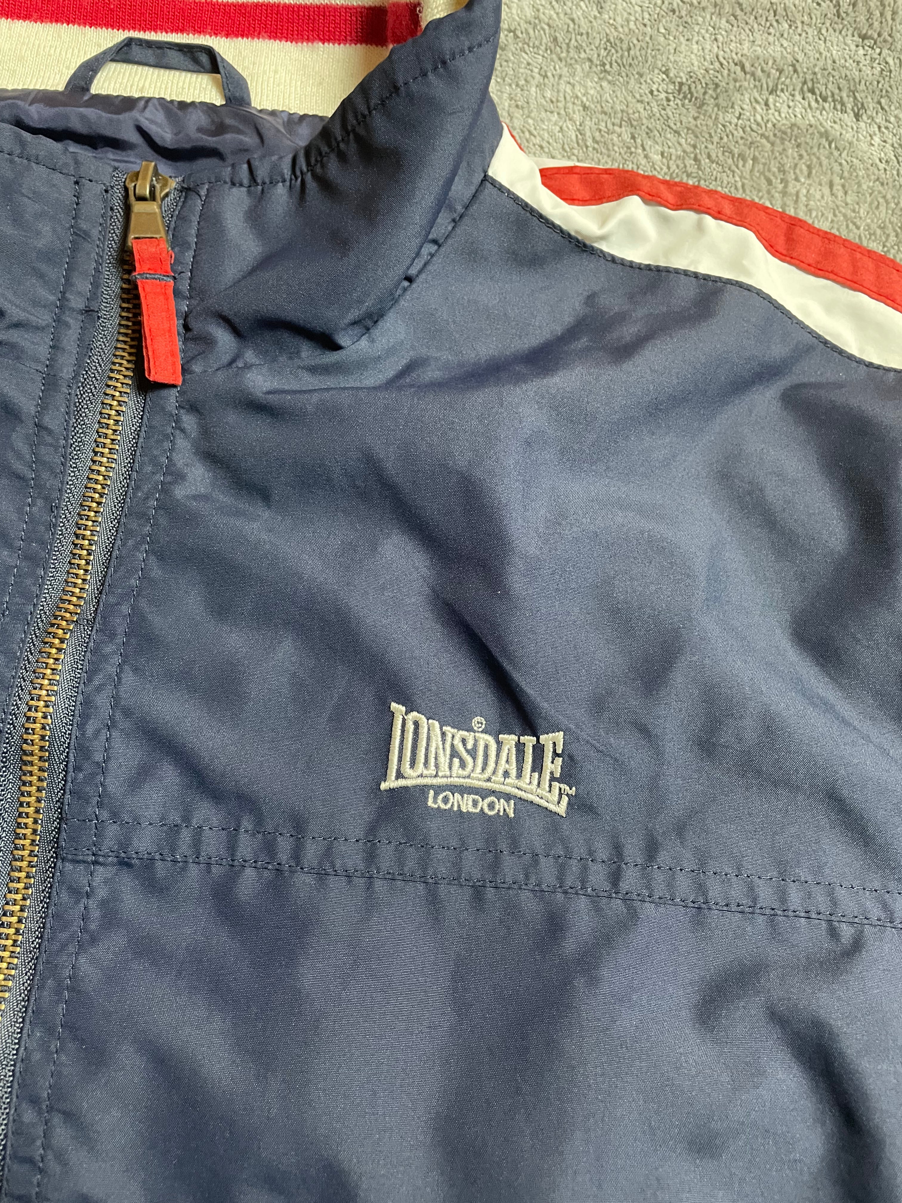 Lonsdale London Bomberjacke in Marineblau - Gr. M