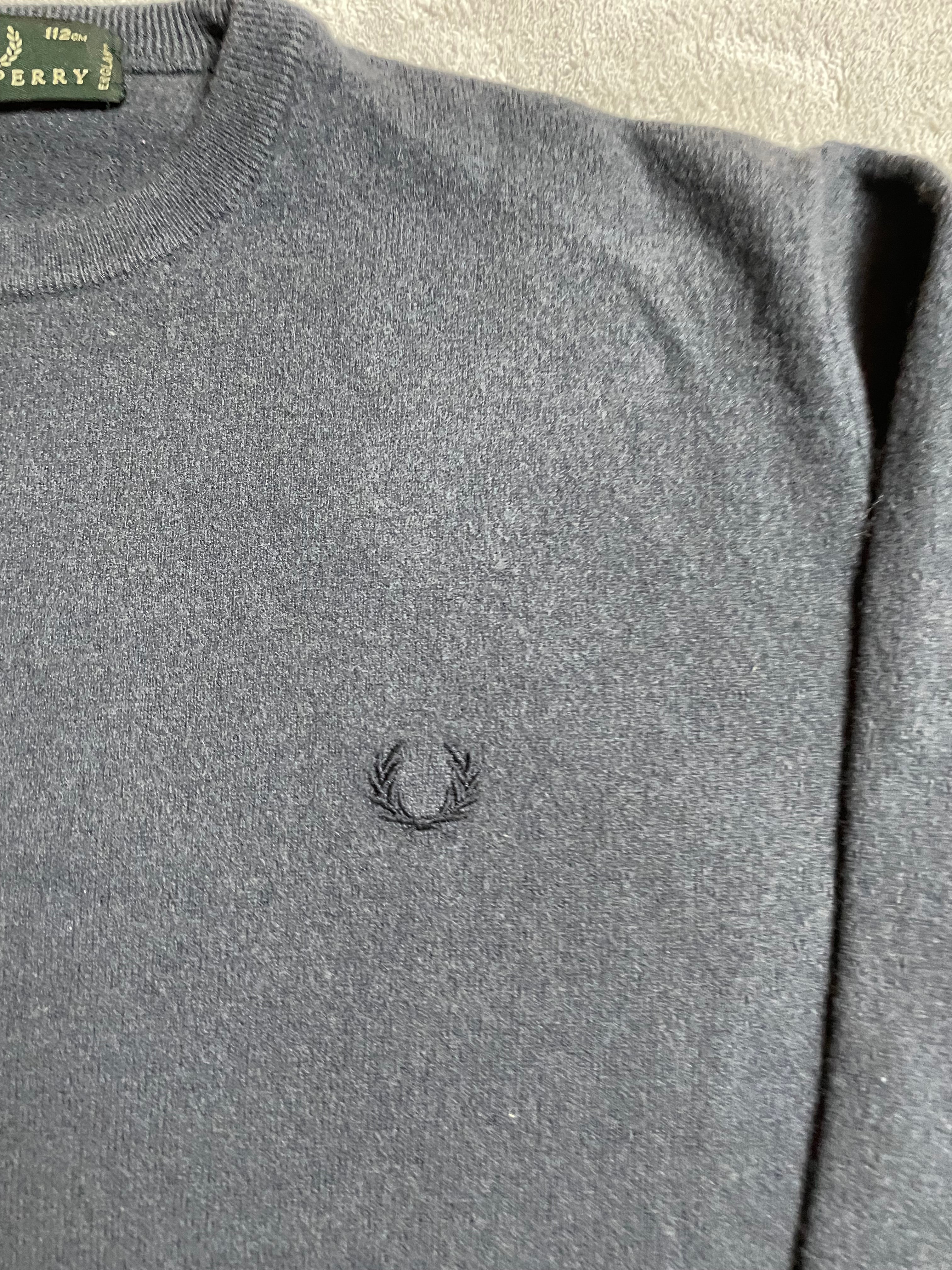 Fred Perry Sweatshirt in Blau, Grau - Gr. S