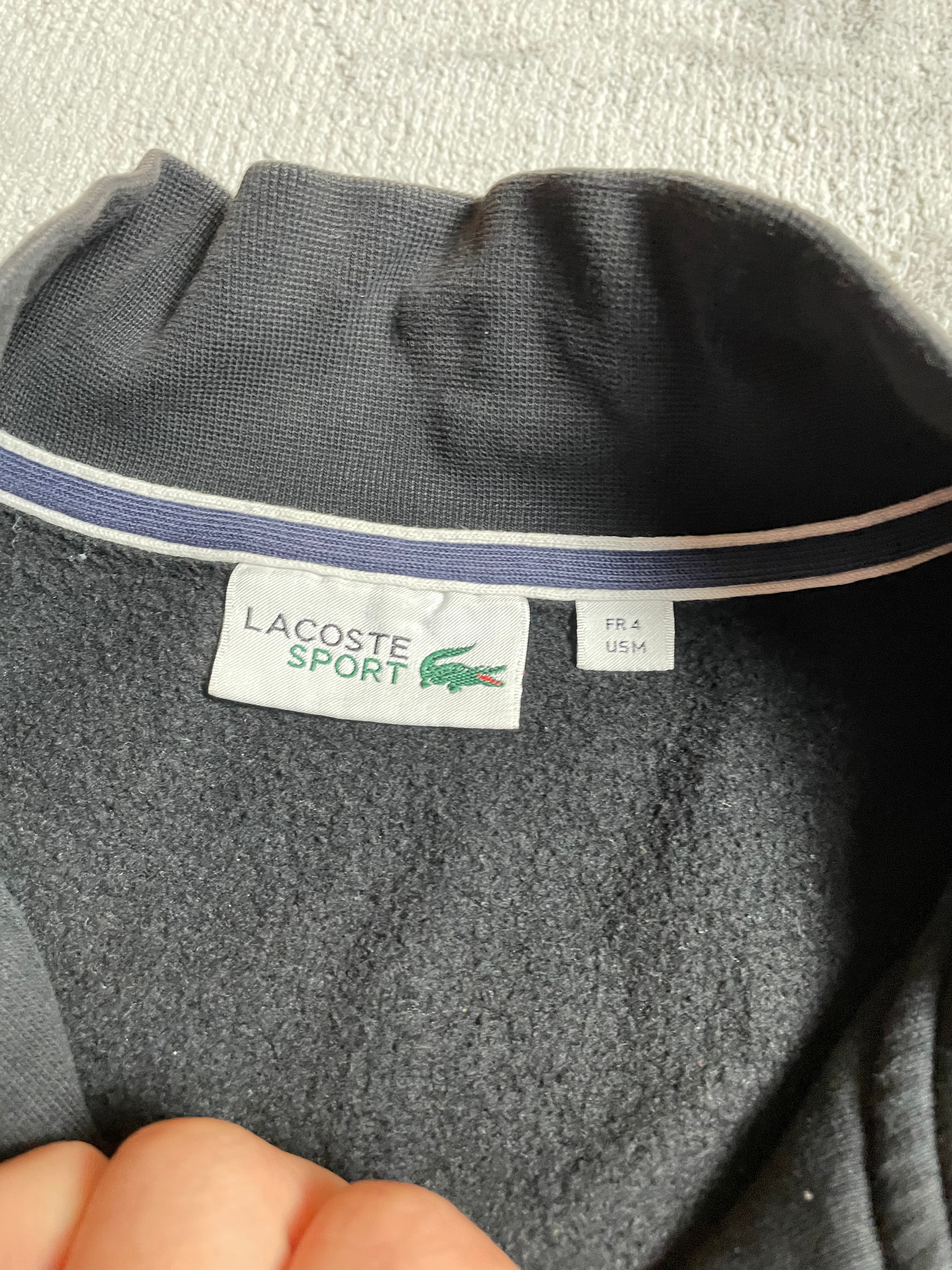 Lacoste Strickjacke in schwarz - Gr. M