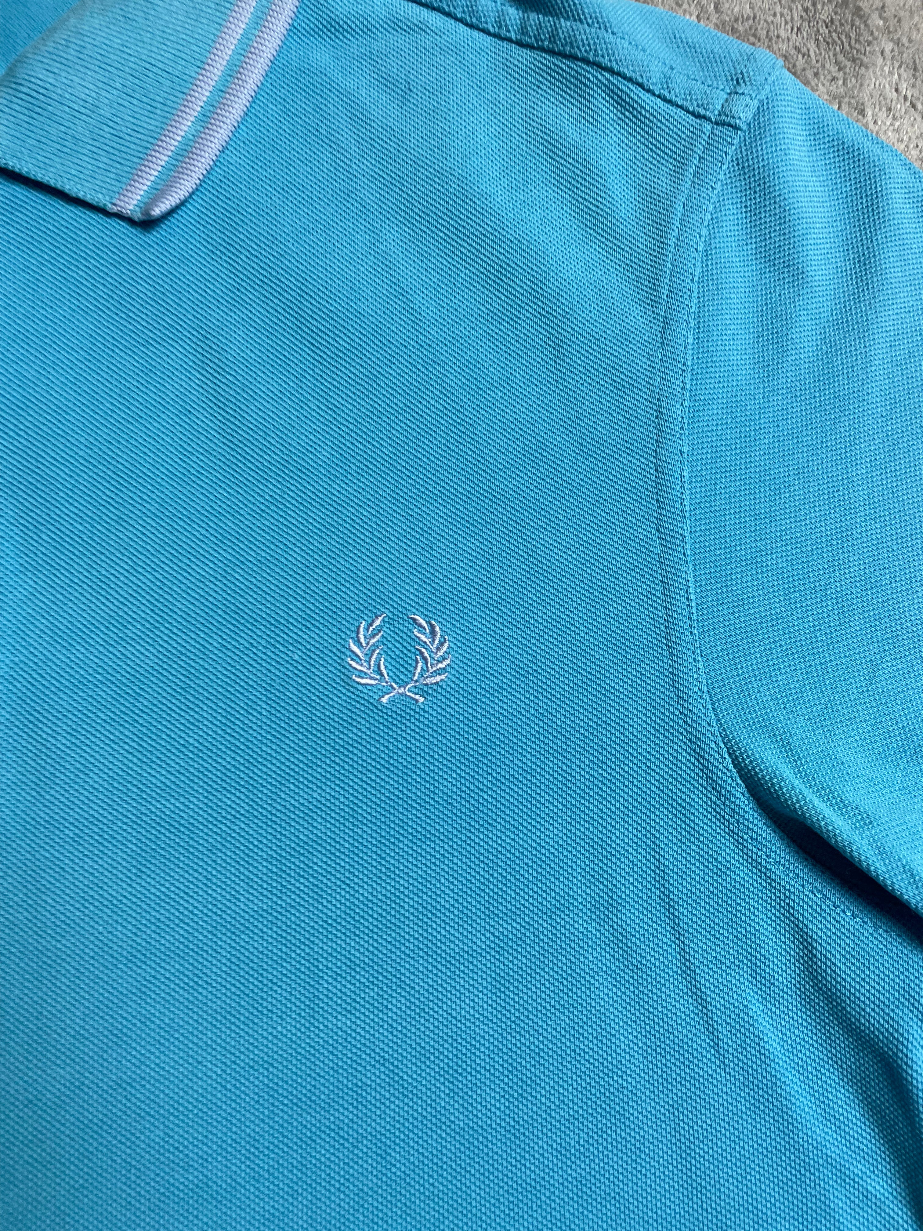 Fred Perry Polohemd in Türkis - Gr. S