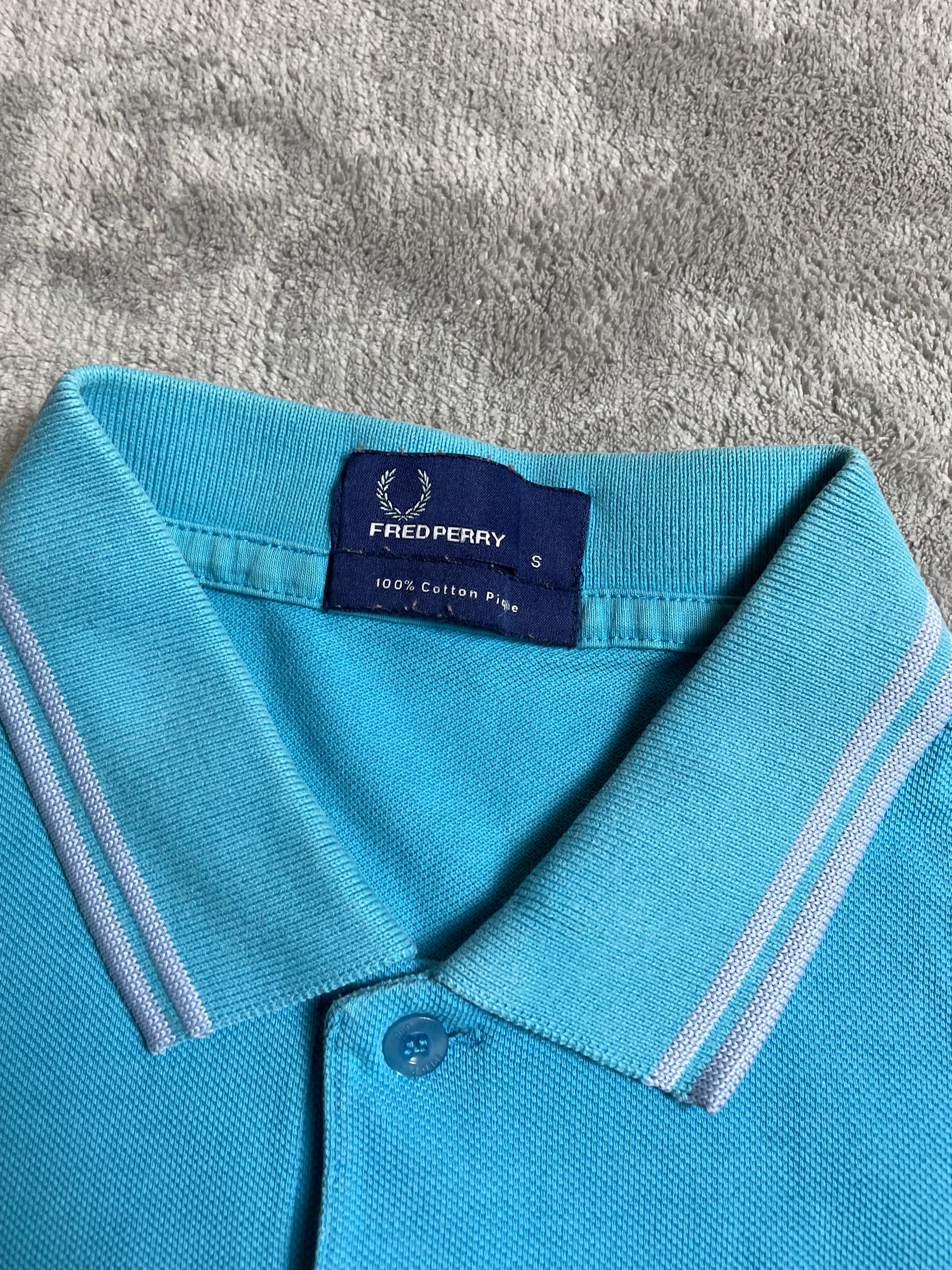 Fred Perry Polohemd in Türkis - Gr. S