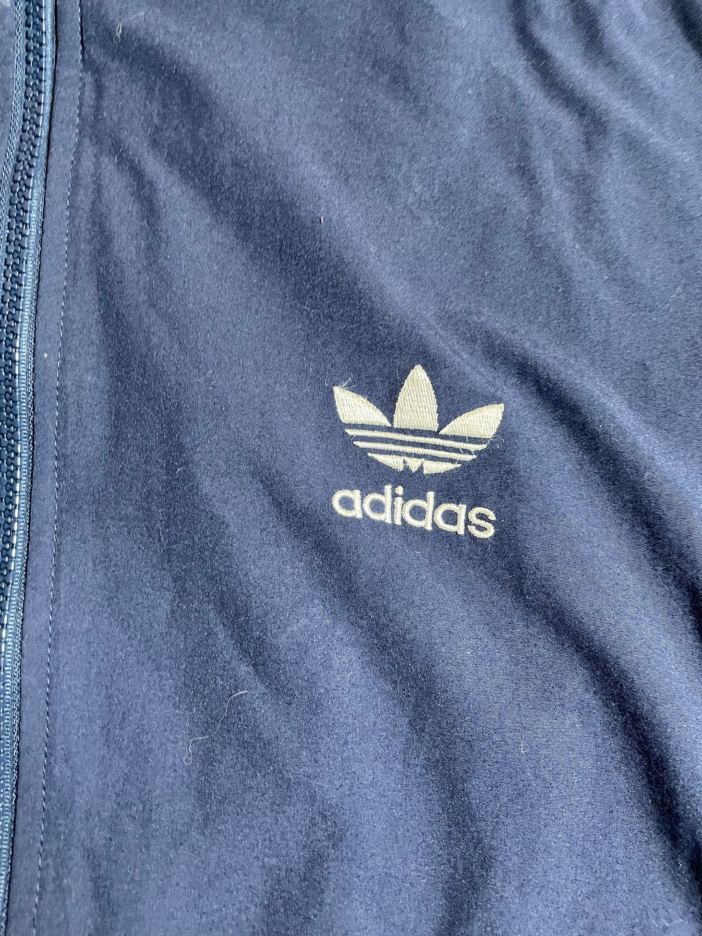 Adidas Firebird Trainingsjacke in Marineblau - Gr. XL (zufriedenstellender Zustand)