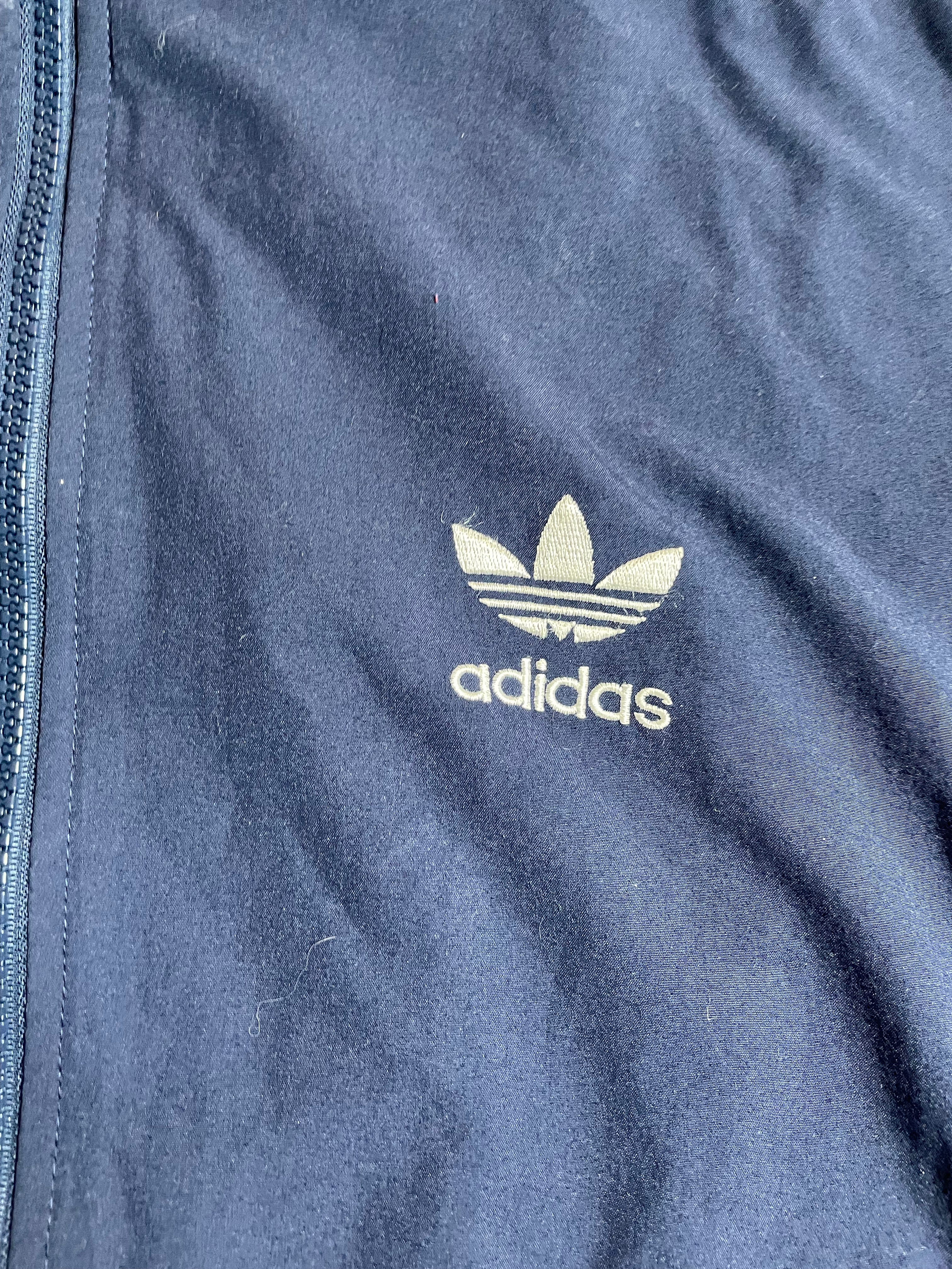 Adidas Firebird Trainingsjacke in Marineblau - Gr. XL (zufriedenstellender Zustand)