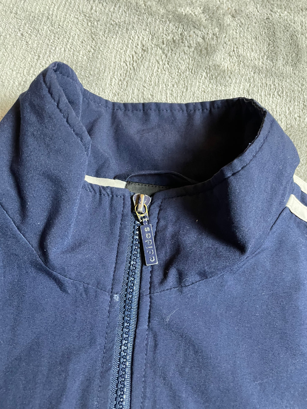 Adidas Firebird Trainingsjacke in Marineblau - Gr. XL (zufriedenstellender Zustand)