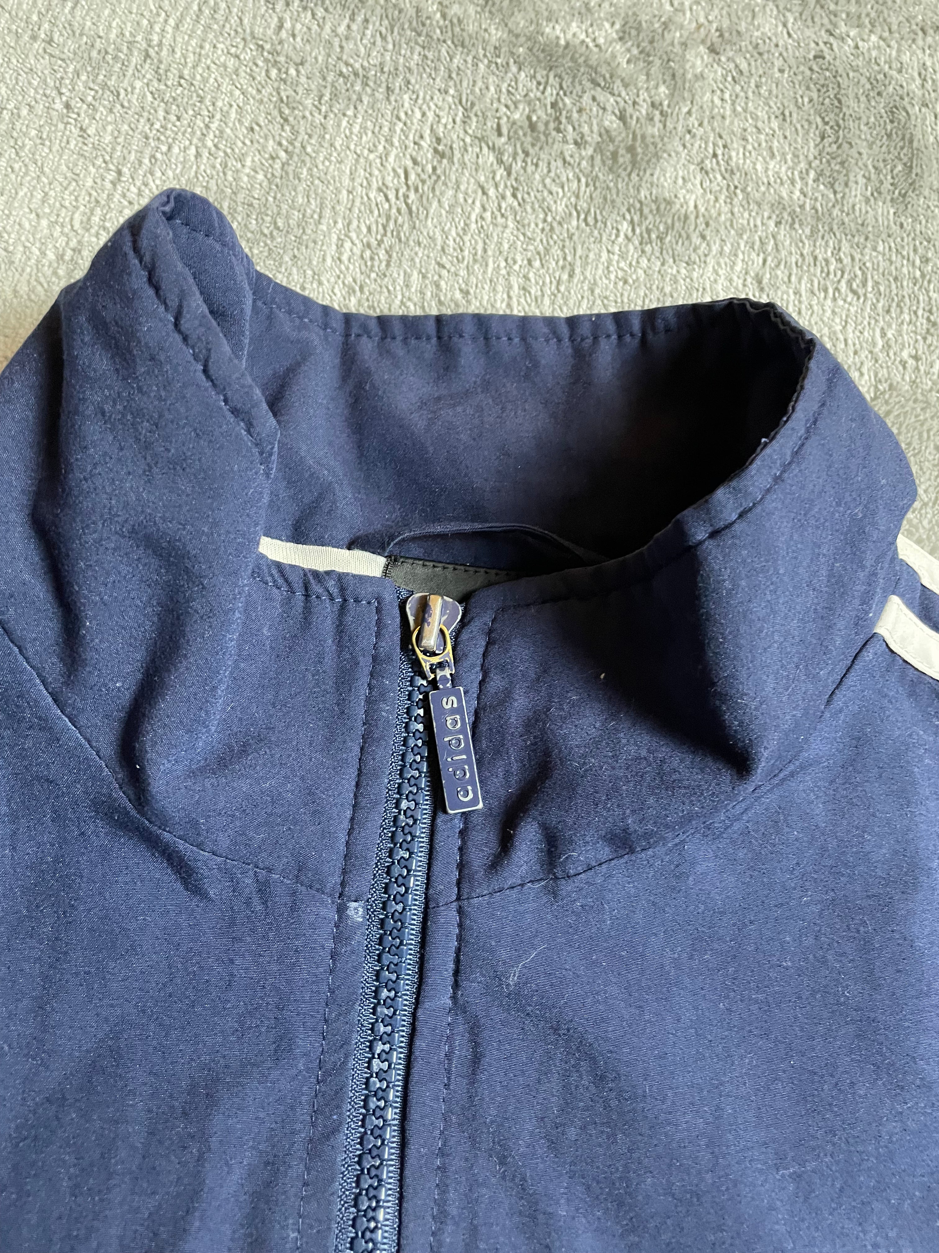 Adidas Firebird Trainingsjacke in Marineblau - Gr. XL (zufriedenstellender Zustand)