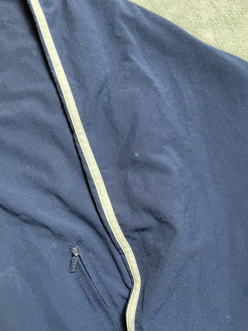 Adidas Firebird Trainingsjacke in Marineblau - Gr. XL (zufriedenstellender Zustand)