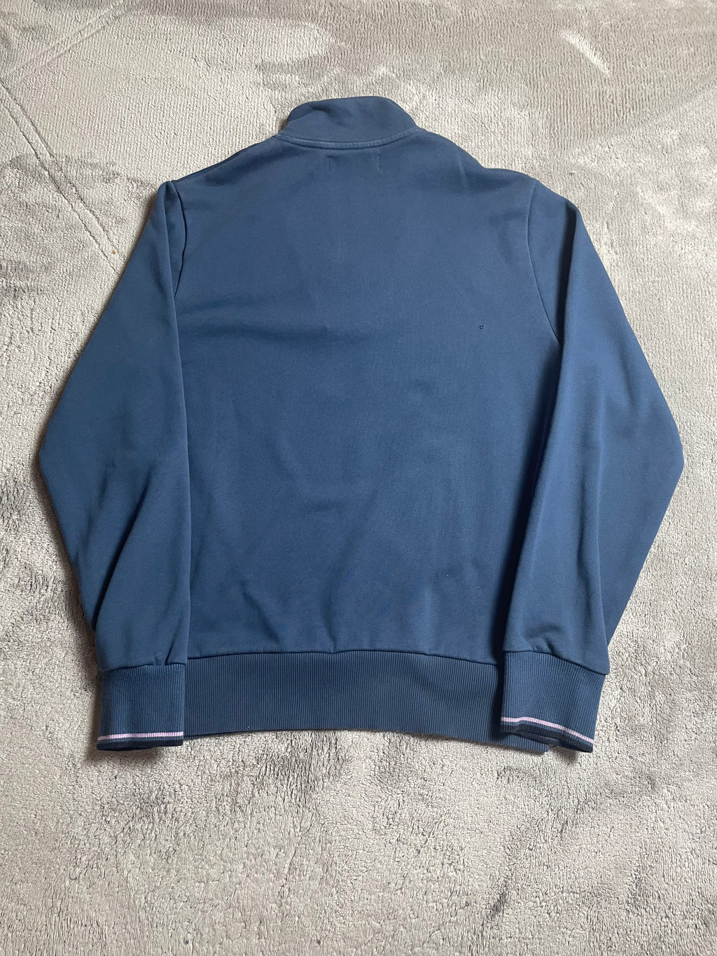 Fred Perry Halfzip Sweater in Marineblau - Gr. S