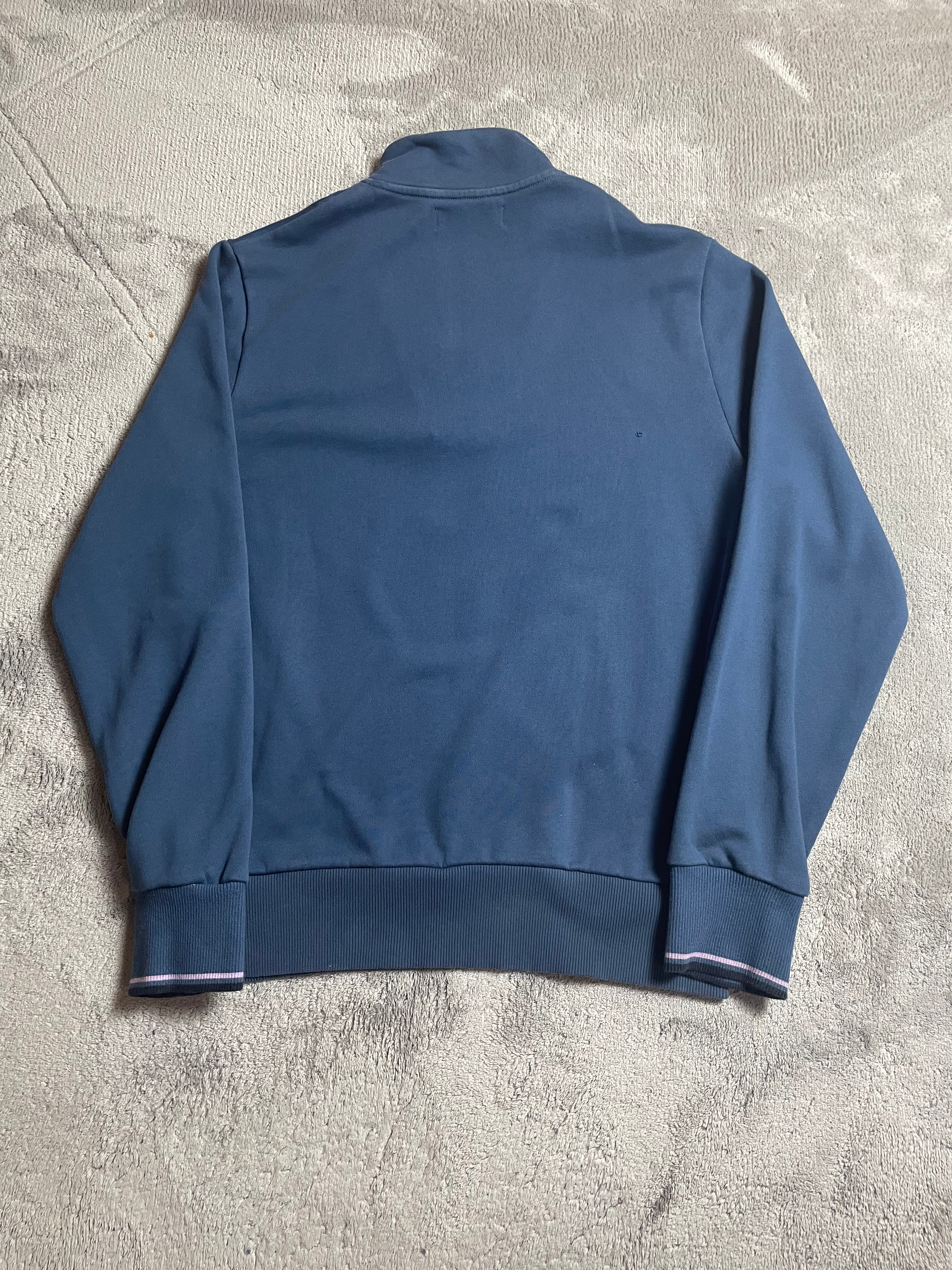 Fred Perry Halfzip Sweater in Marineblau - Gr. S