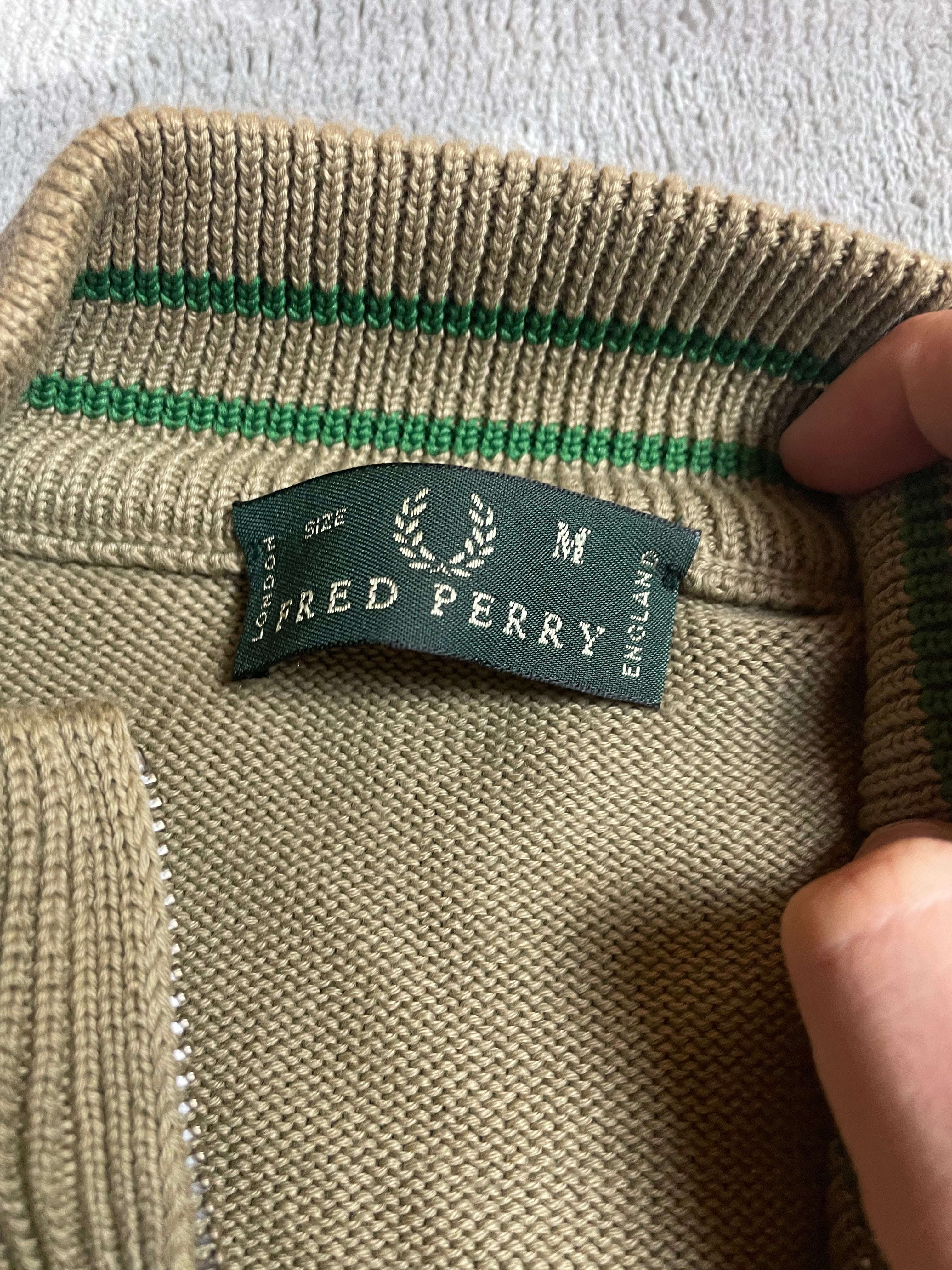 Fred Perry Jacke in Beige - Gr. M