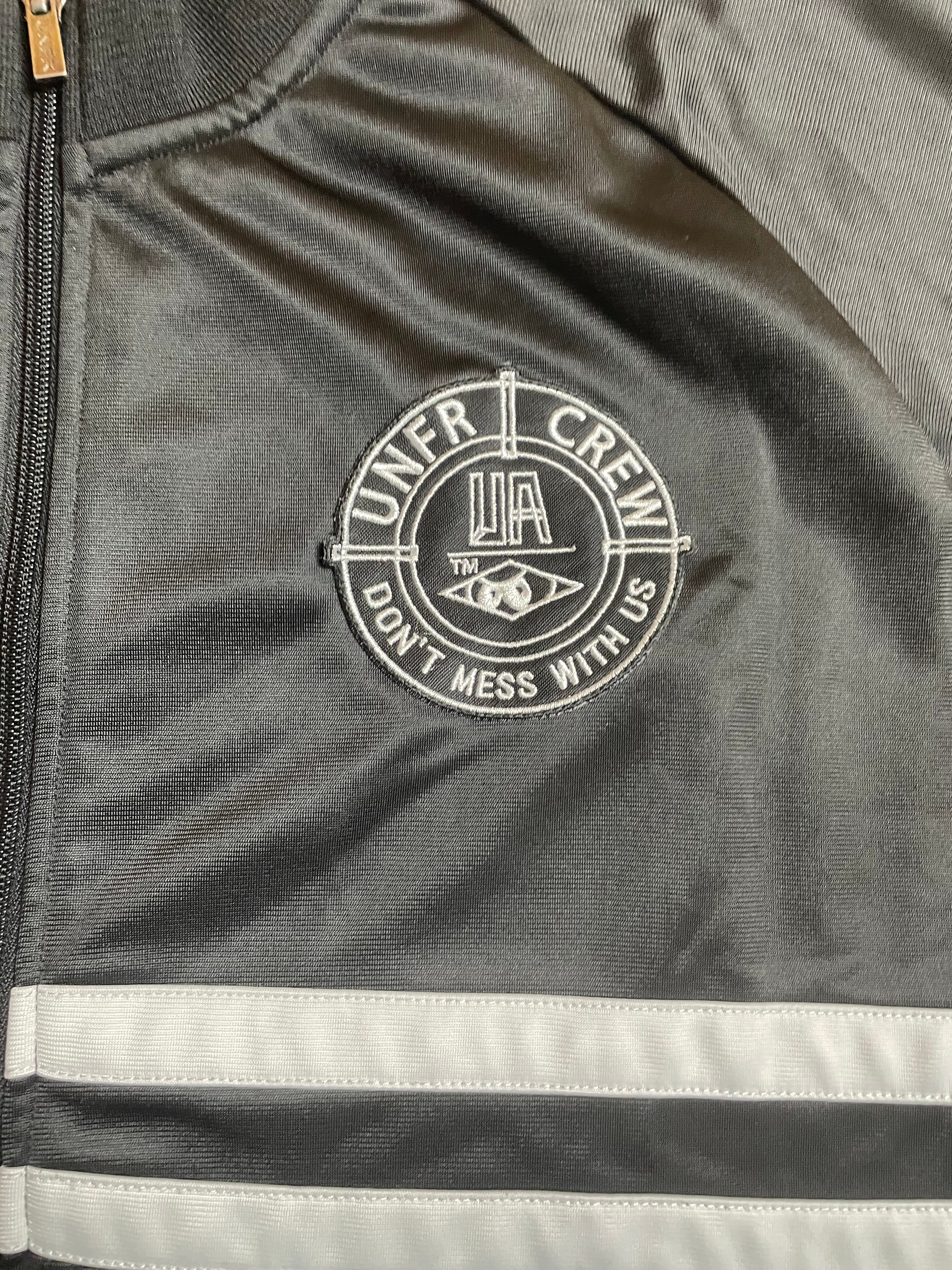 Unfair Athletics Trainingsjacke in schwarz, weiß - Gr. M