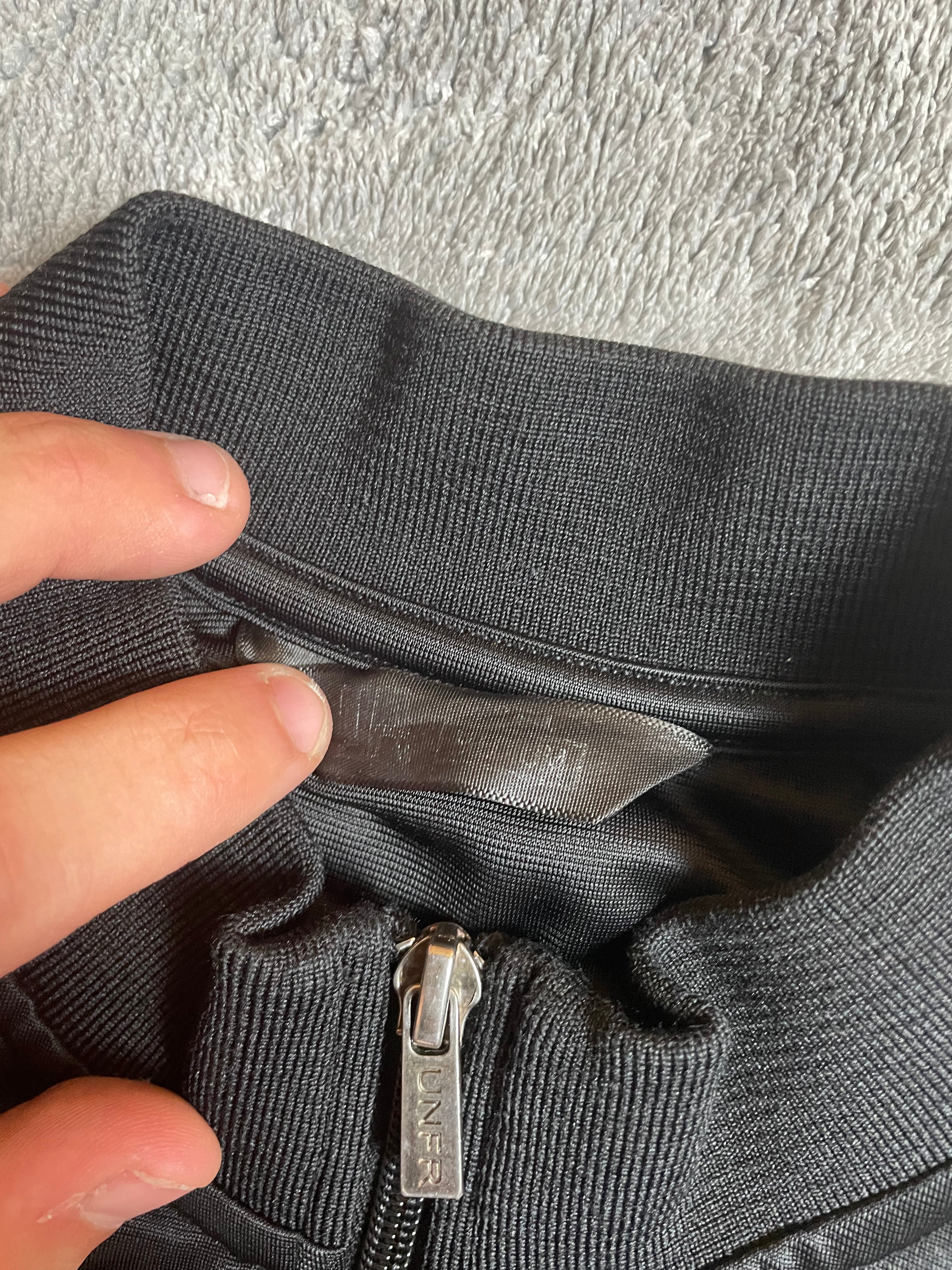 Unfair Athletics Trainingsjacke in schwarz, weiß - Gr. M
