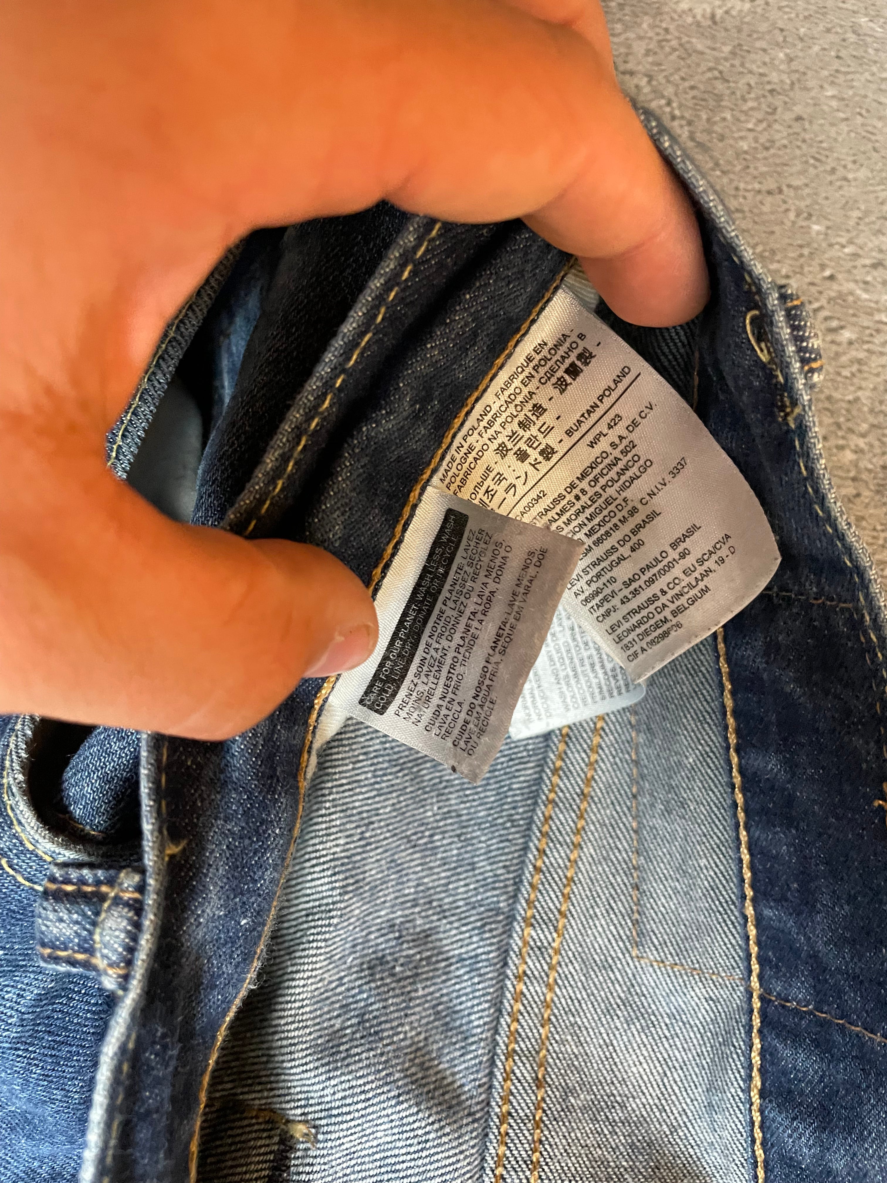 Levi‘s 501 Jeans in Marineblau - W32 L32