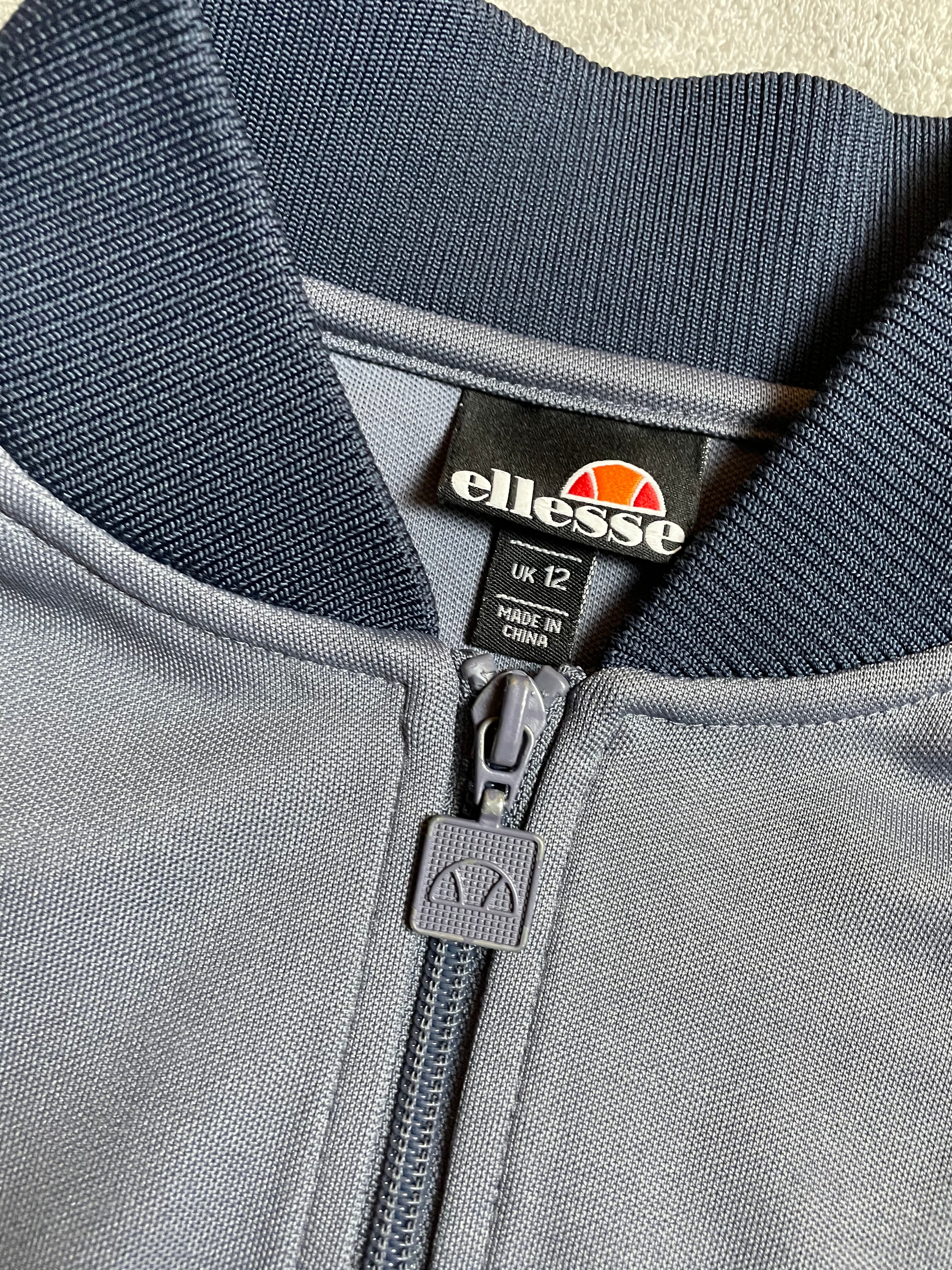 Trainingsjacke von Ellesse in Grau, Marineblau - Gr. S