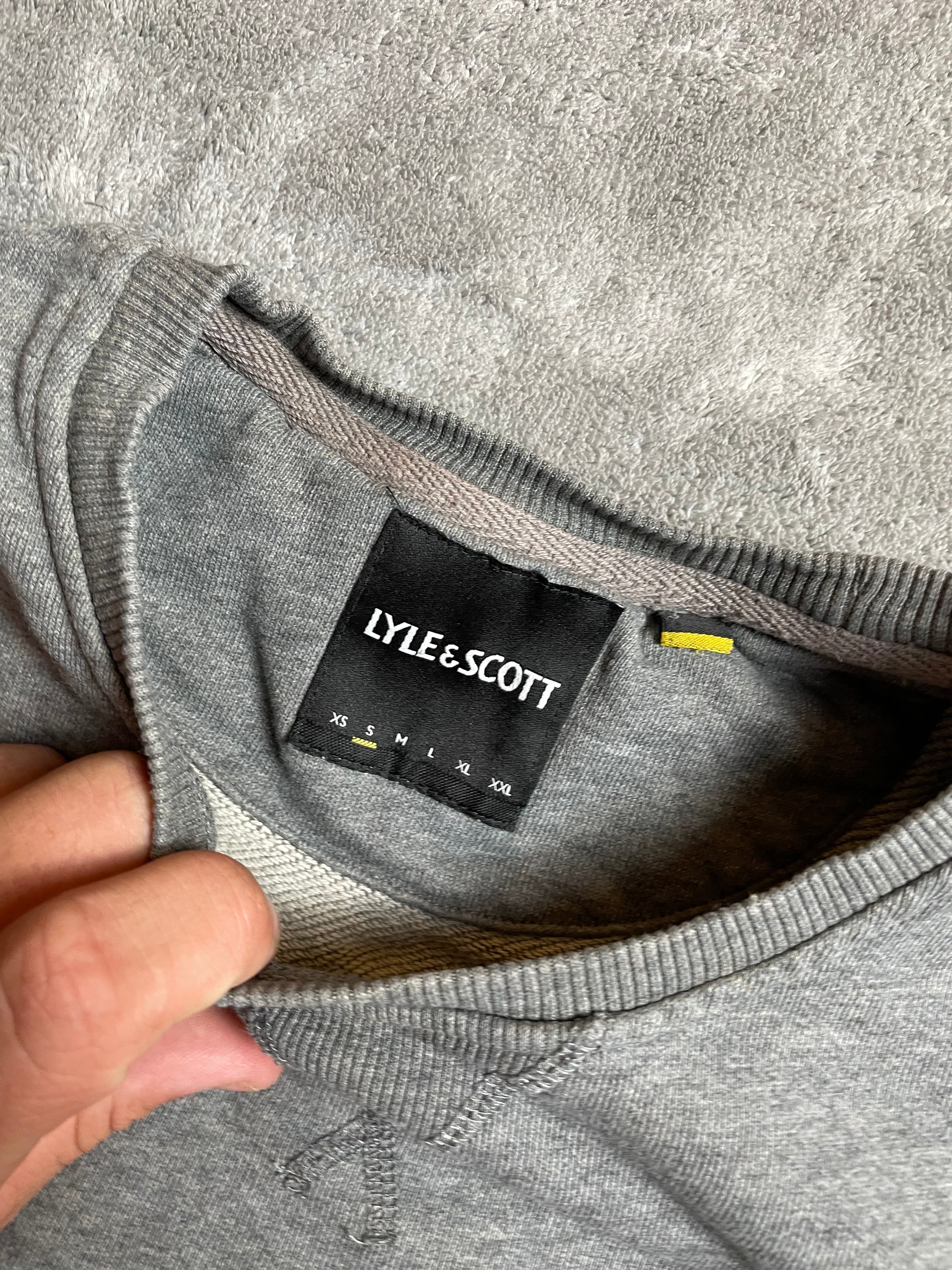 Lyle&Scott Sweater in hellgrau - Gr. S