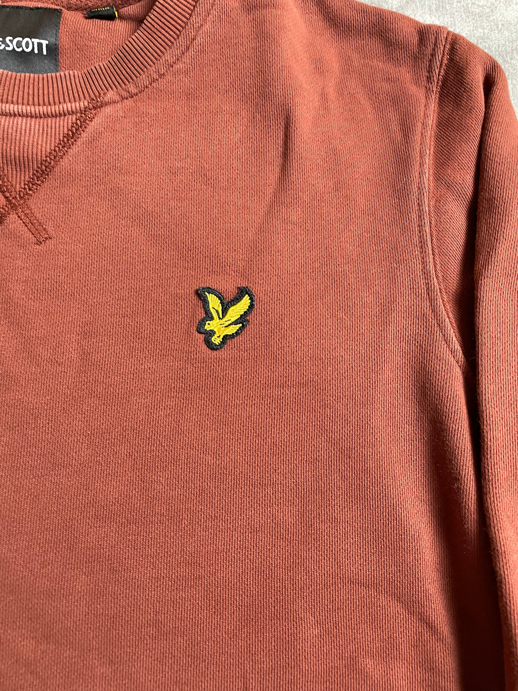 Lyle&Scott Sweater in hellgrau - Gr. S