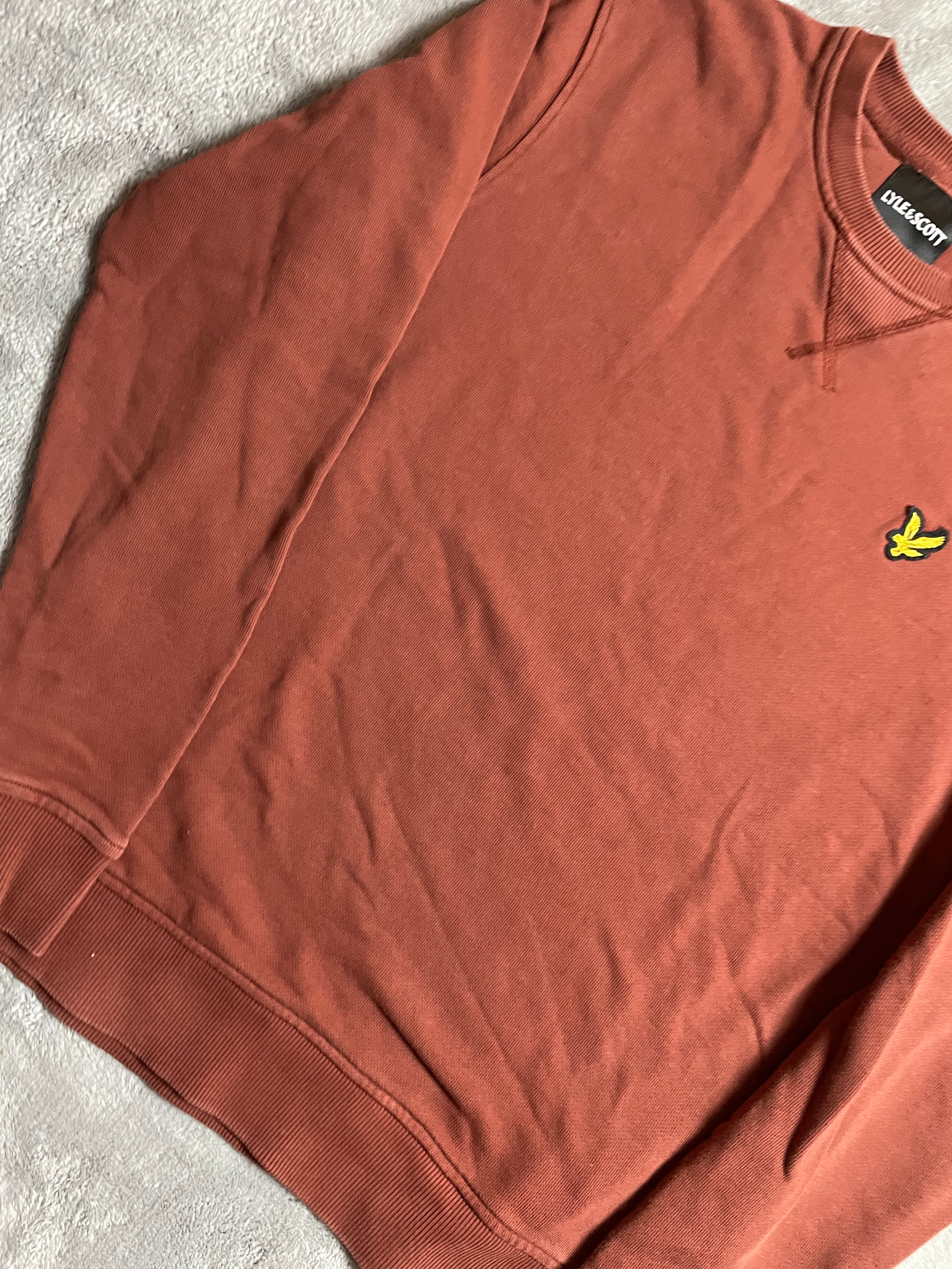 Lyle&Scott Sweater in hellgrau - Gr. S