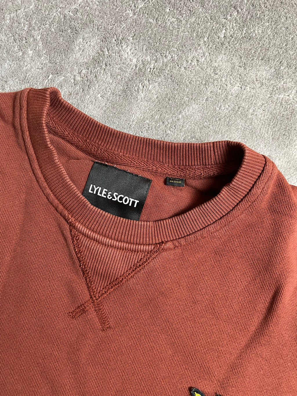 Lyle&Scott Sweater in hellgrau - Gr. S