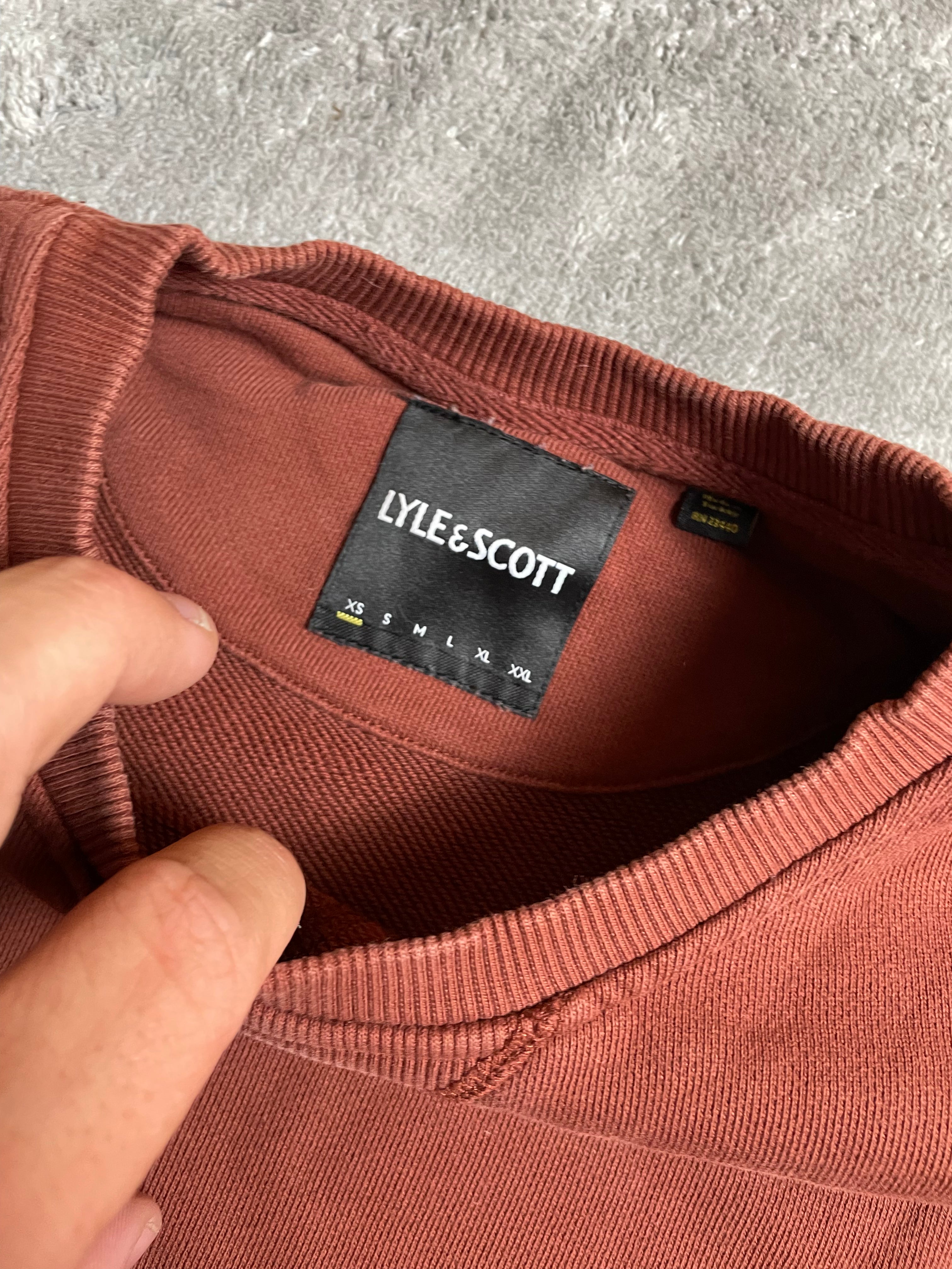 Lyle&Scott Sweater in hellgrau - Gr. S