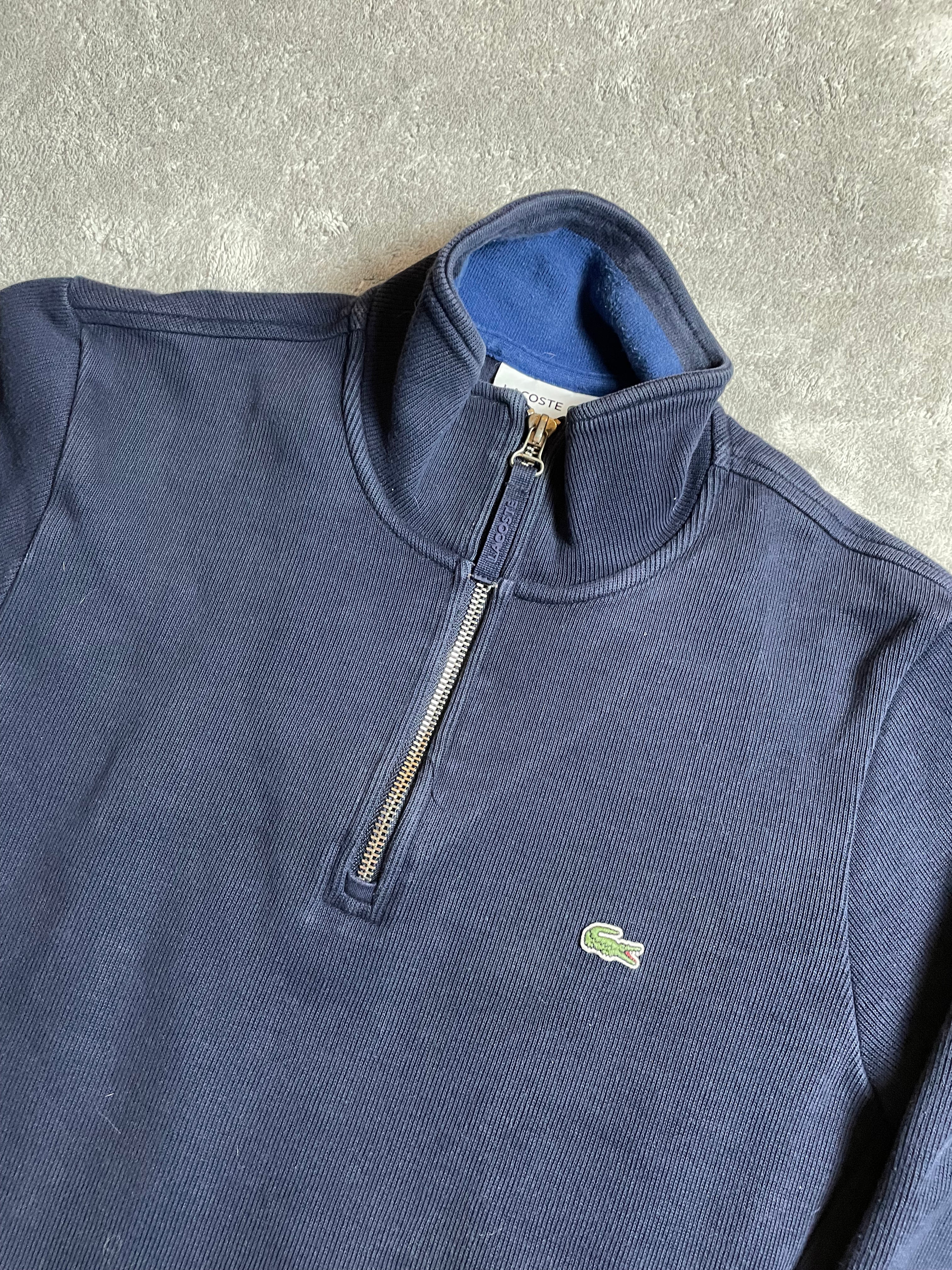 Lacoste Halfzip Sweatshirt in Marineblau - Gr. S