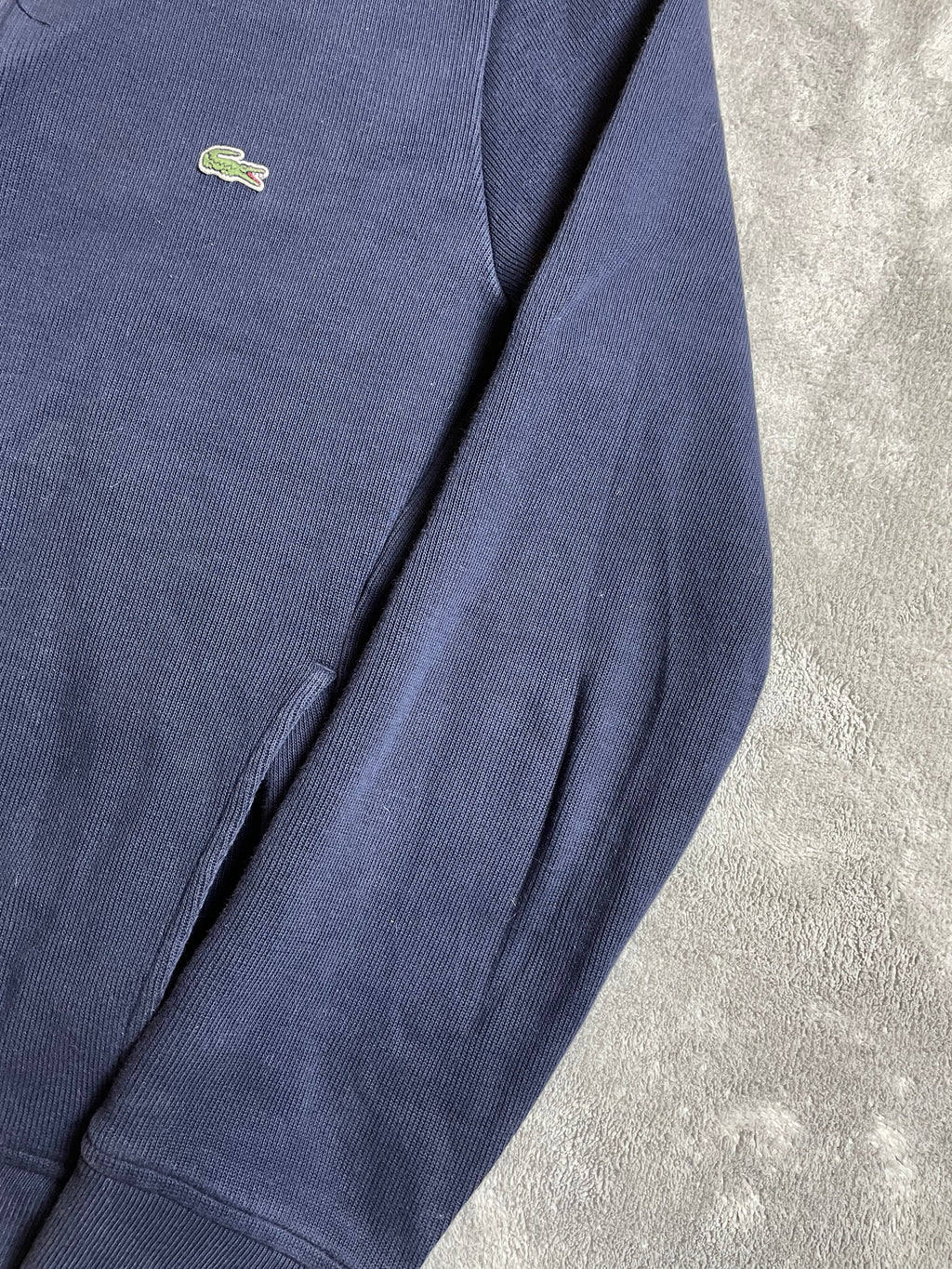 Lacoste Halfzip Sweatshirt in Marineblau - Gr. S