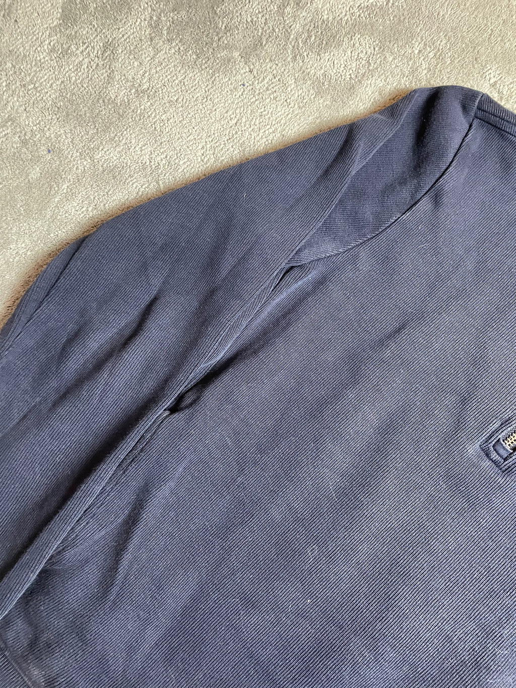 Lacoste Halfzip Sweatshirt in Marineblau - Gr. S