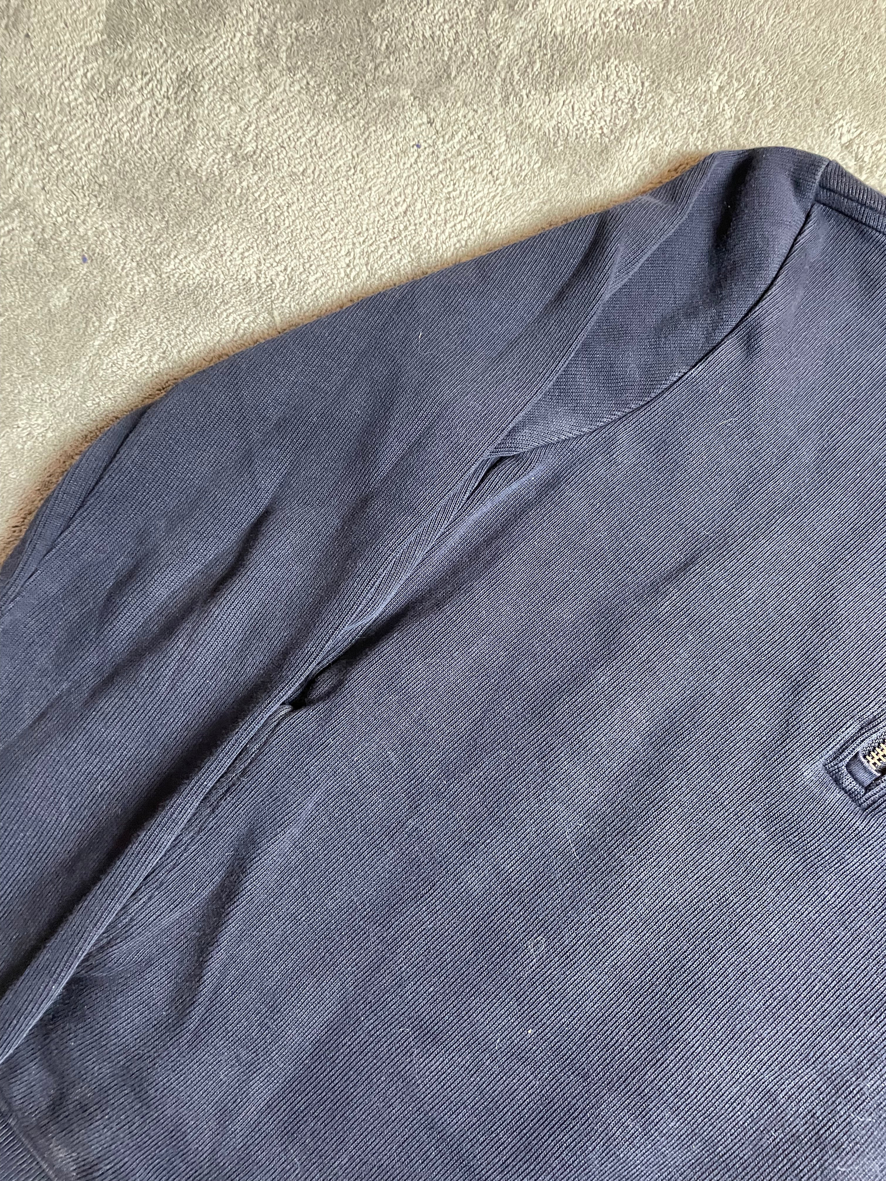 Lacoste Halfzip Sweatshirt in Marineblau - Gr. S