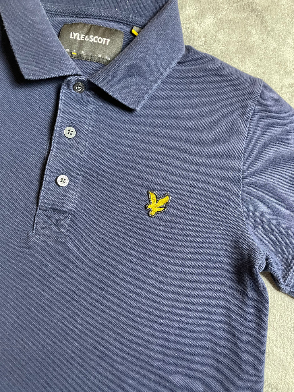 Lyle&Scott Poloshirt in Marineblau - Gr. S