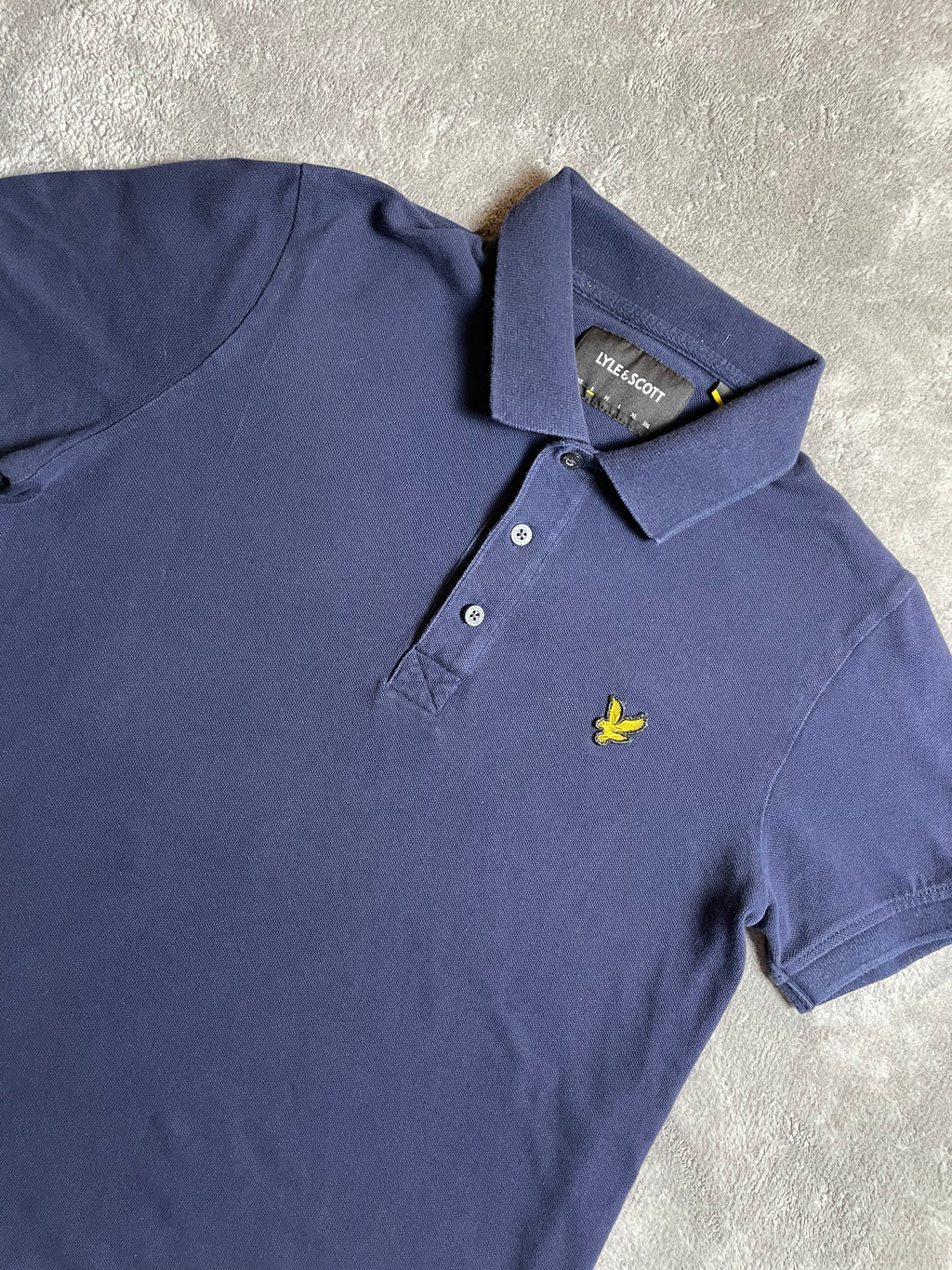 Lyle&Scott Poloshirt in Marineblau - Gr. S