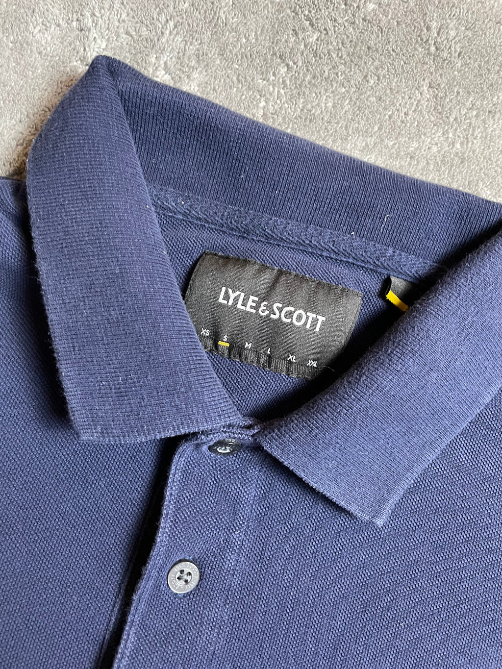 Lyle&Scott Poloshirt in Marineblau - Gr. S
