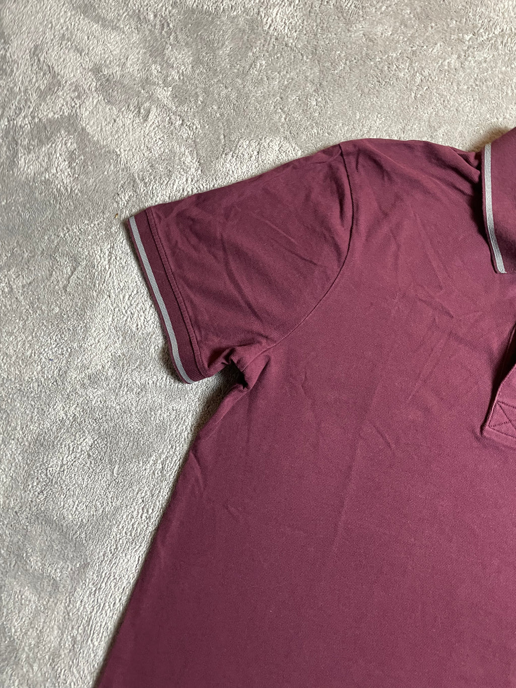 Lyle&Scott Poloshirt in Burgunderrot - Gr. L