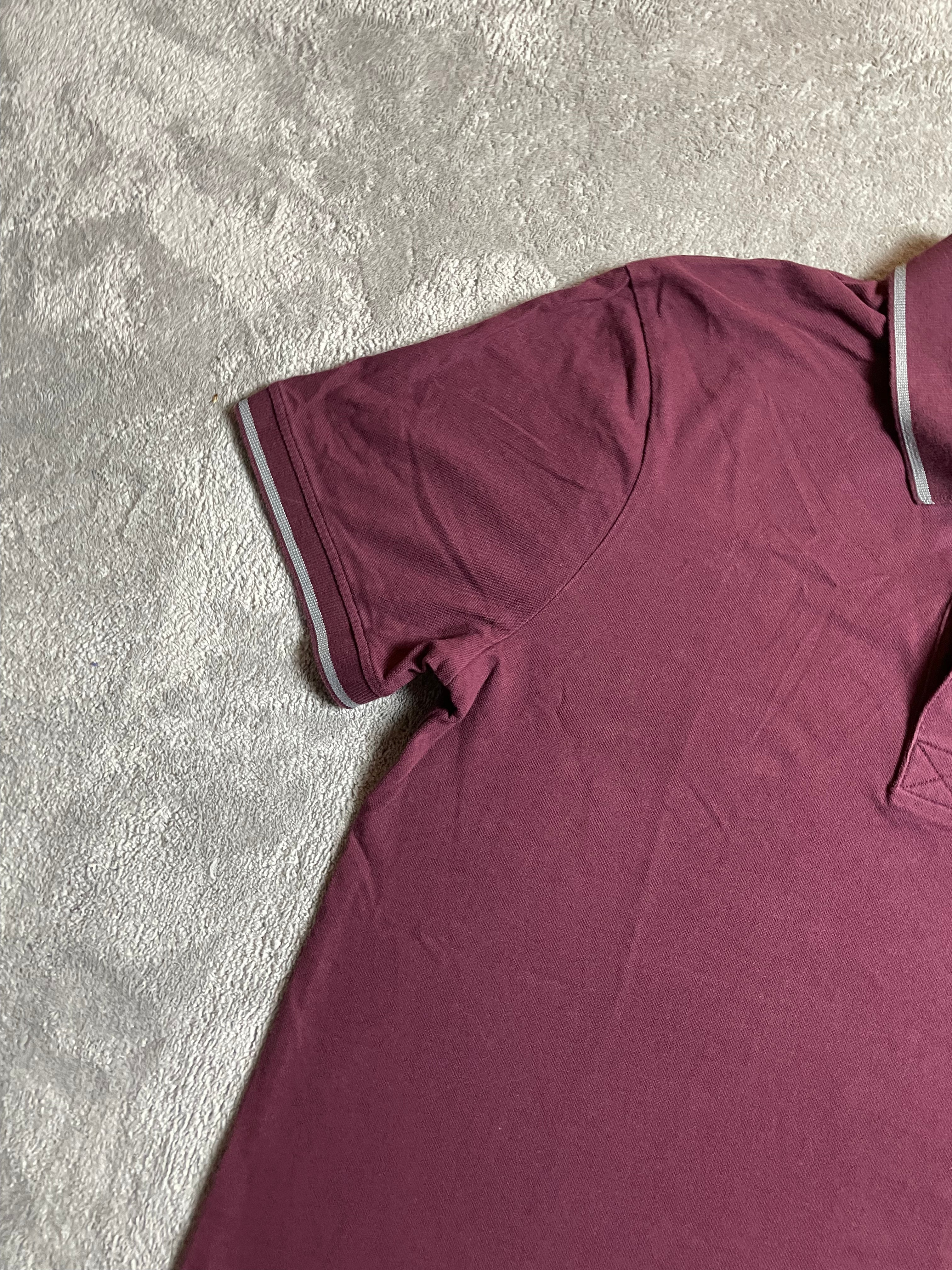 Lyle&Scott Poloshirt in Burgunderrot - Gr. L