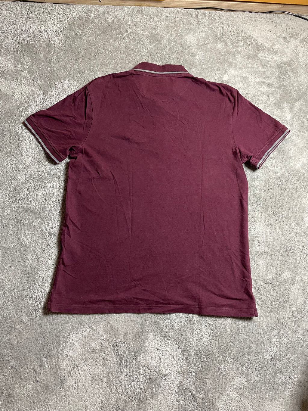 Lyle&Scott Poloshirt in Burgunderrot - Gr. L