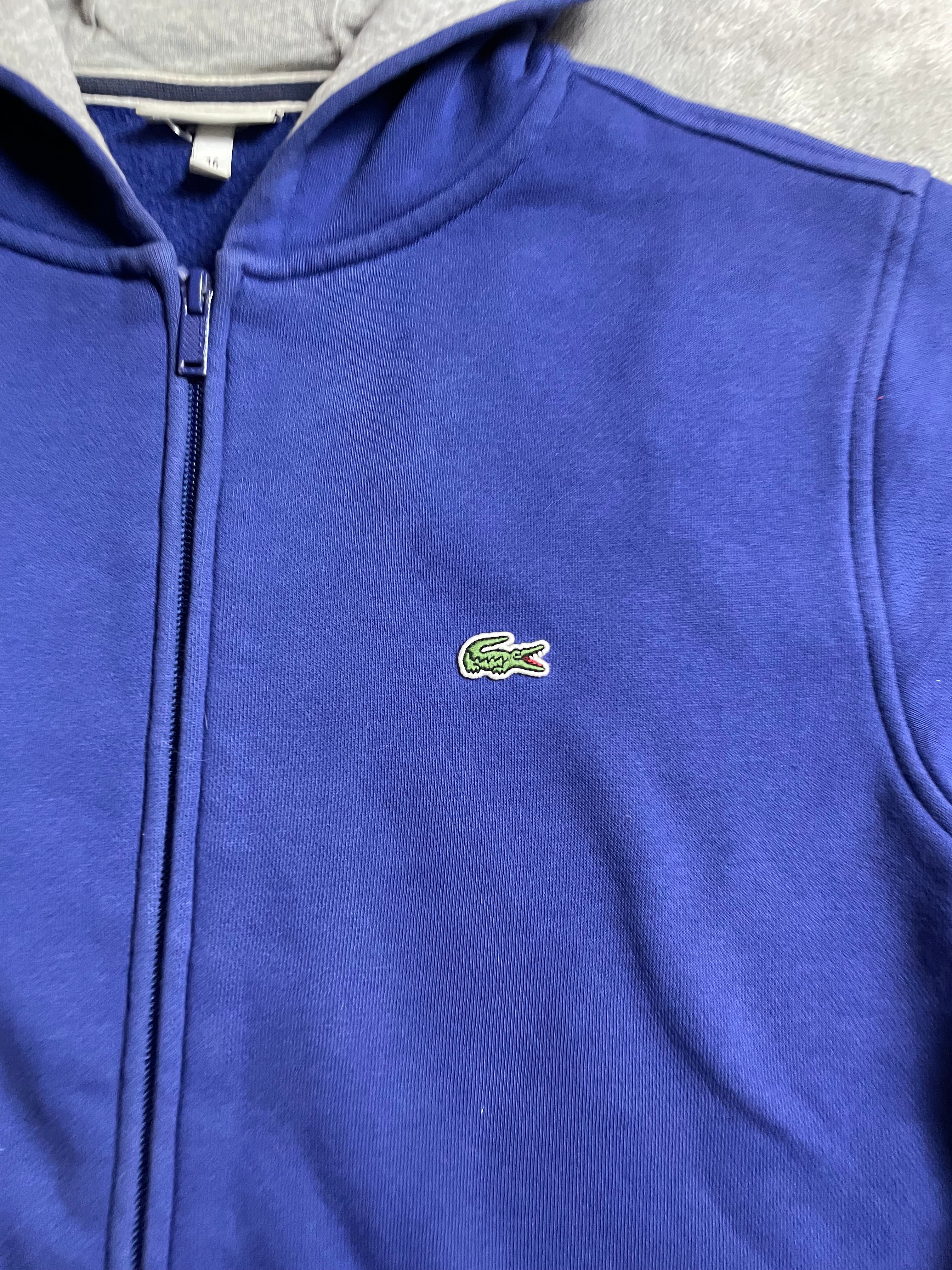 Lacoste Strickjacke in blau - Gr. S