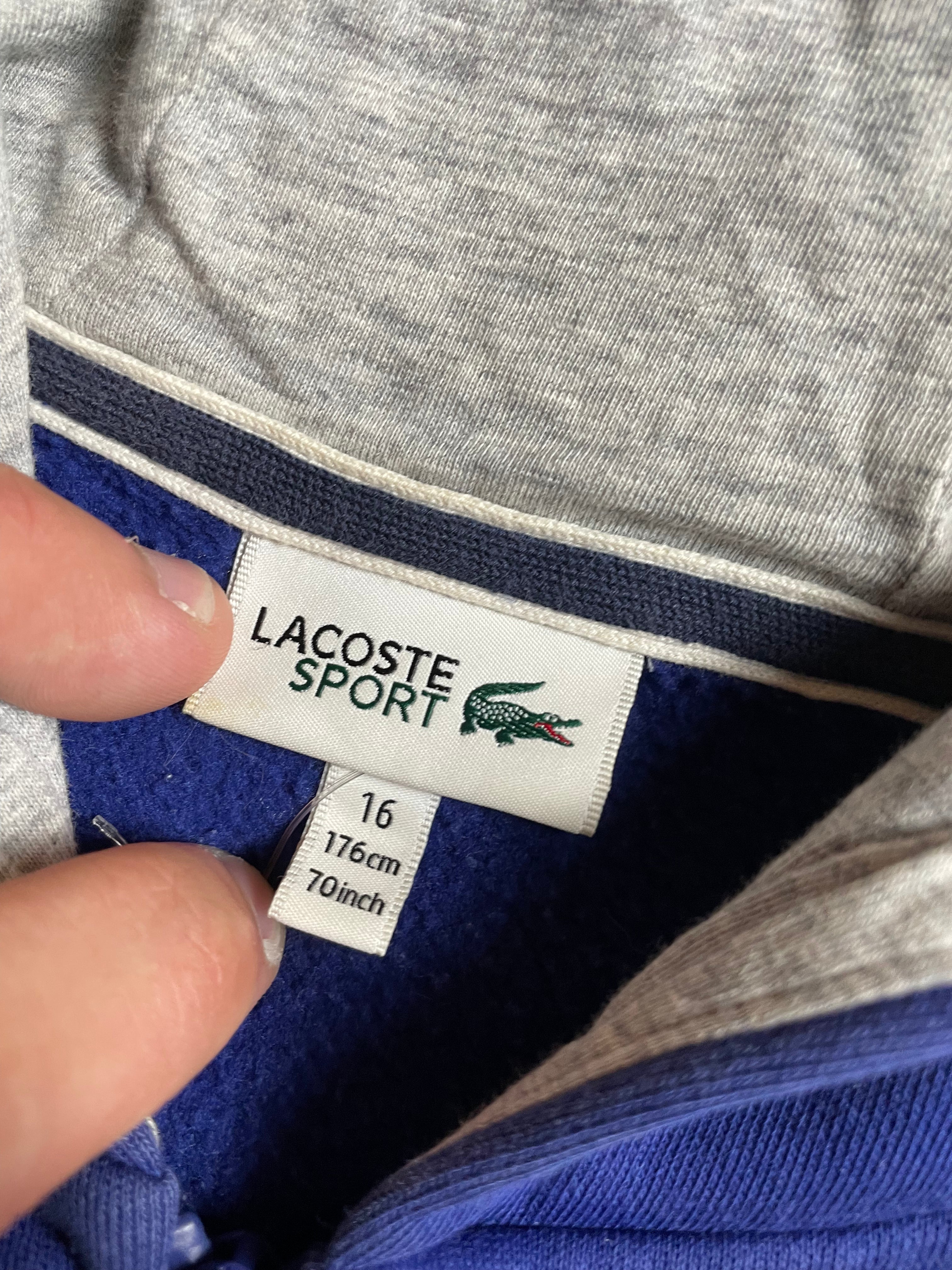 Lacoste Strickjacke in blau - Gr. S