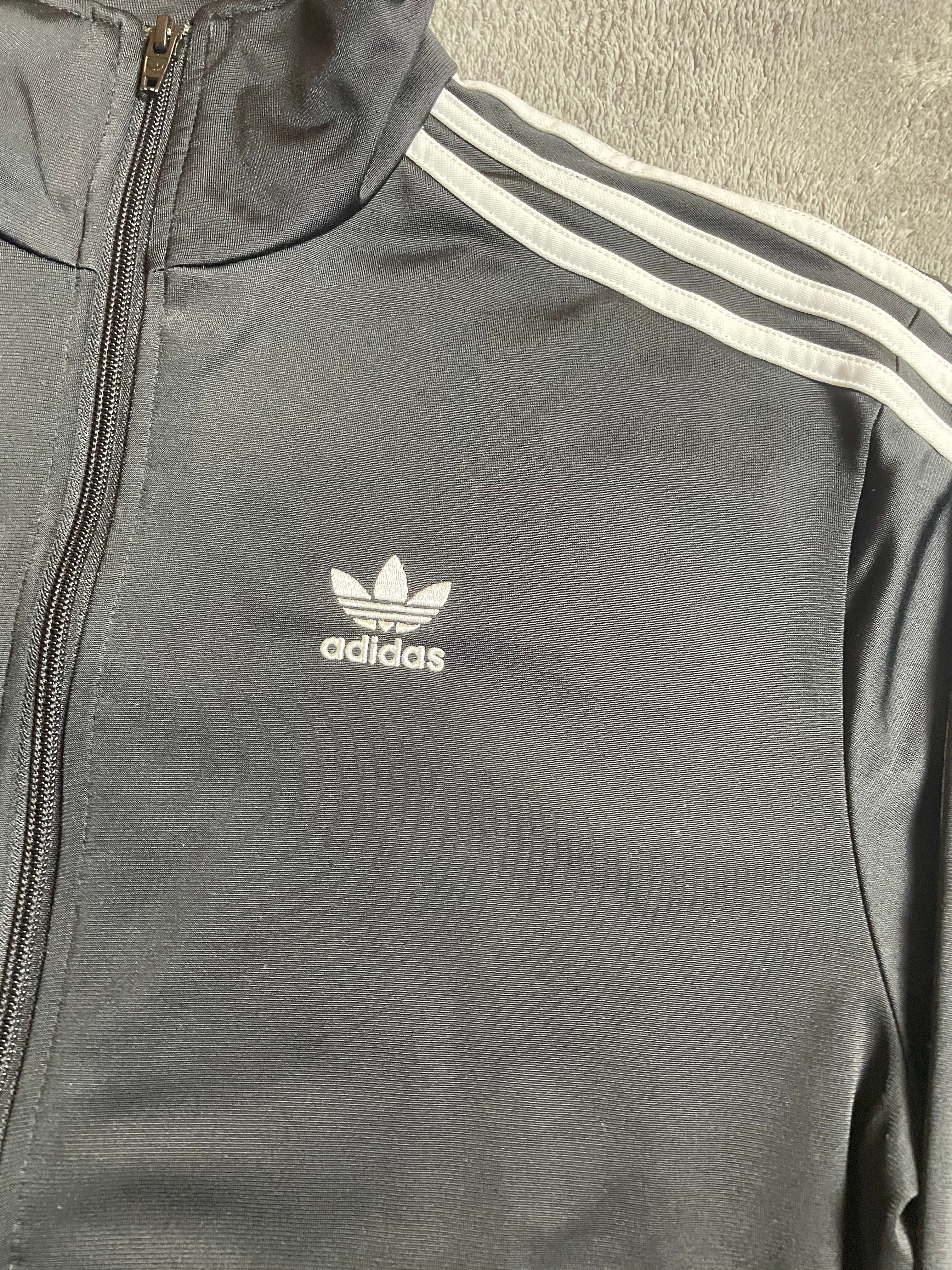 Adidas Firebird Trackjacket in schwarz - Gr. S