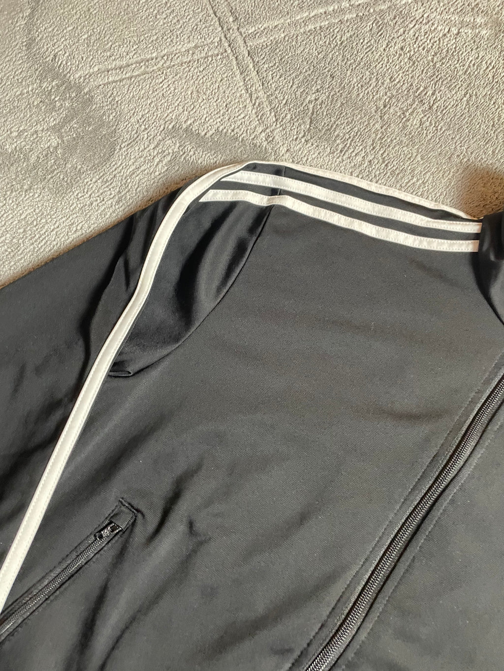 Adidas Firebird Trackjacket in schwarz - Gr. S