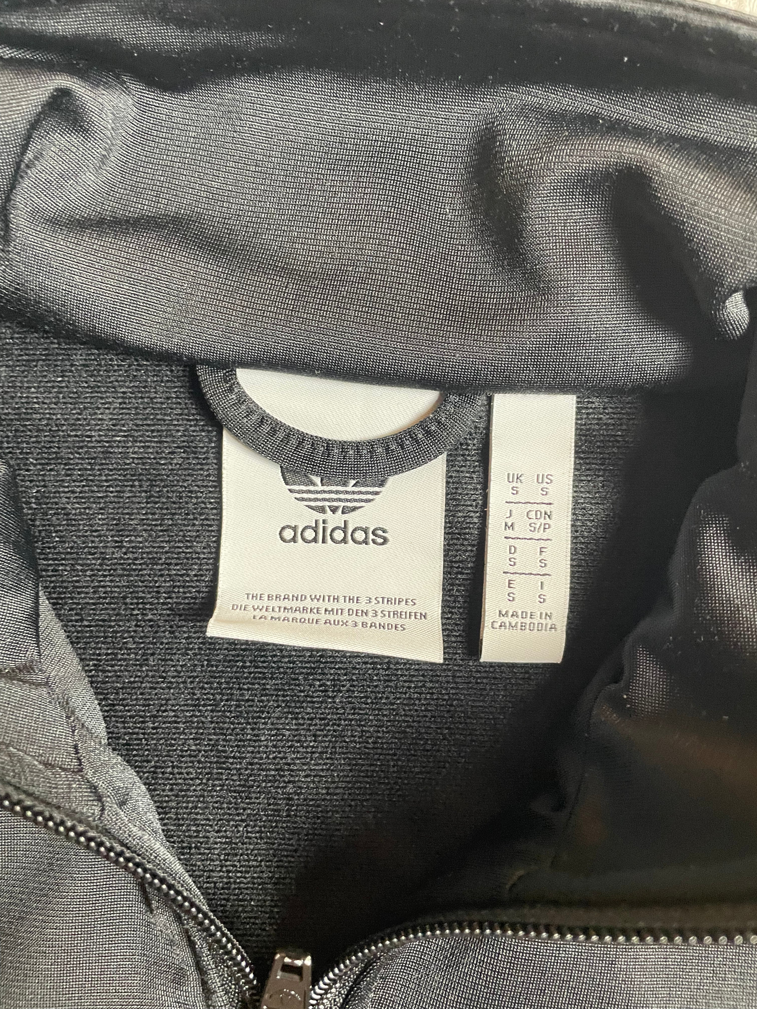 Adidas Firebird Trackjacket in schwarz - Gr. S