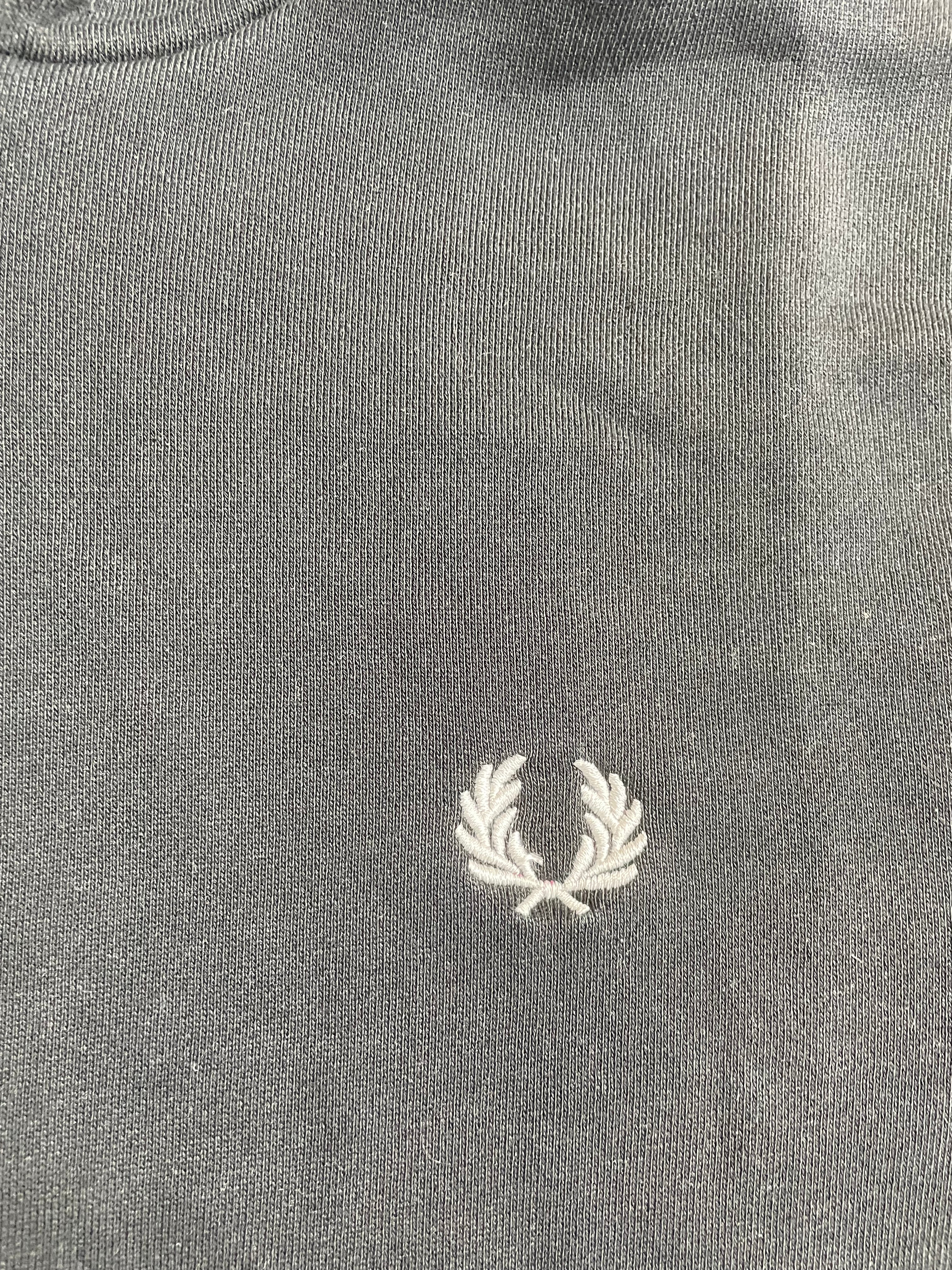 Fred Perry Kapuzenpullover in schwarz - Gr. S