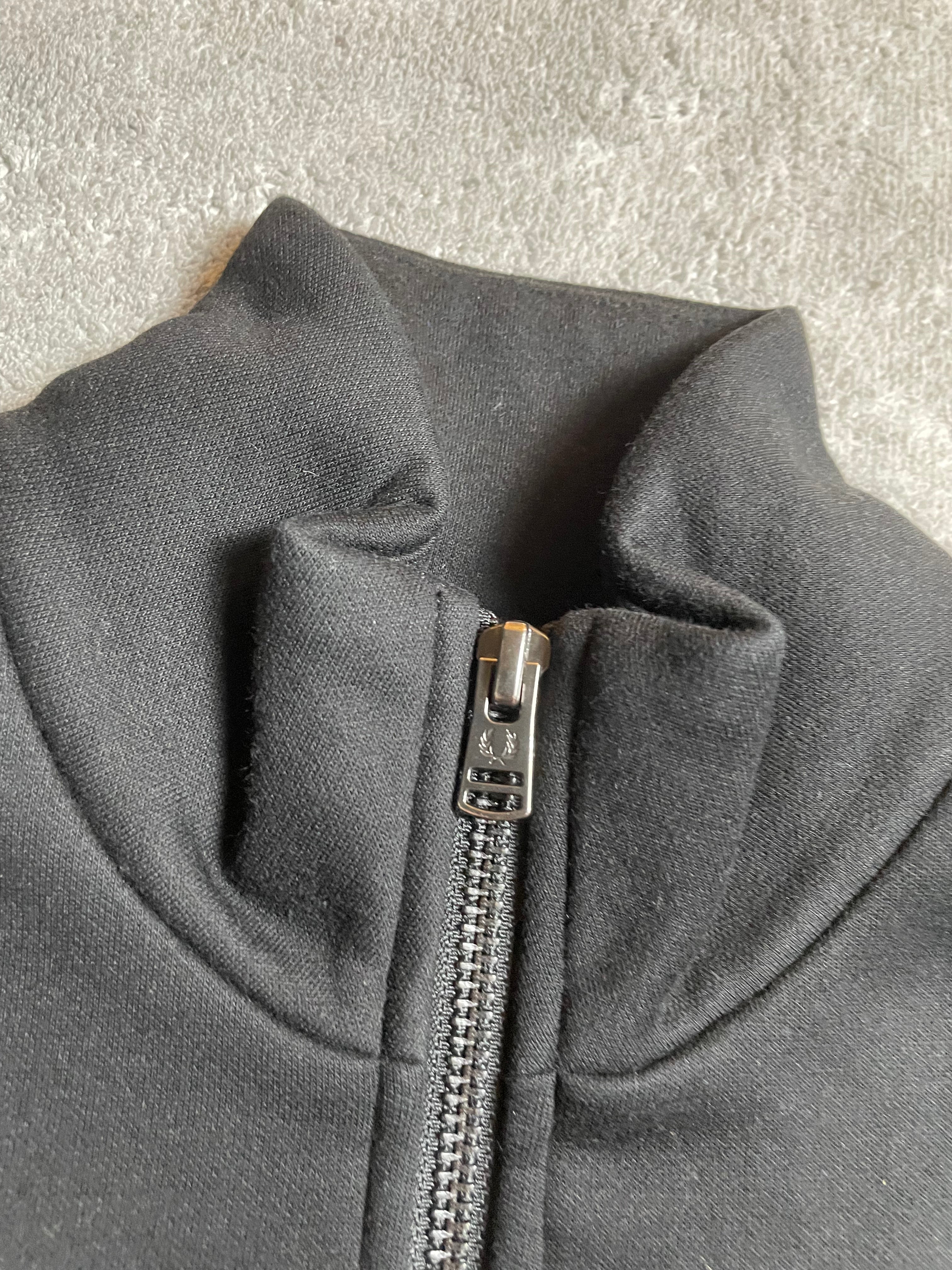 Fred Perry Halfzip Sweater in Schwarz - Gr. XS