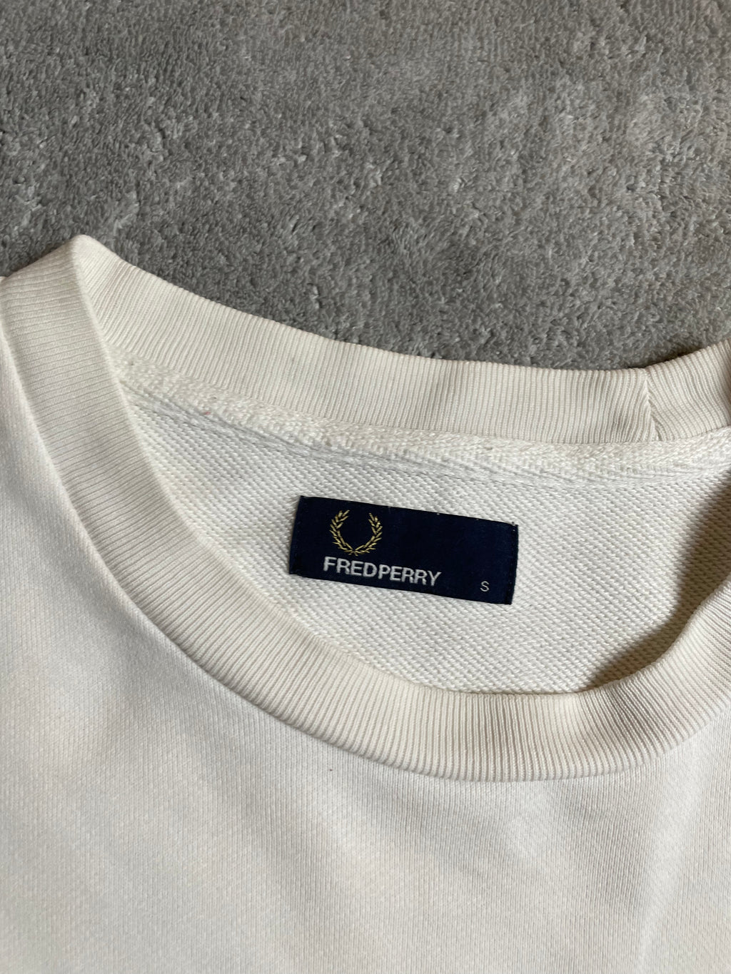 Fred Perry Halfzip Sweater in Schwarz - Gr. XS