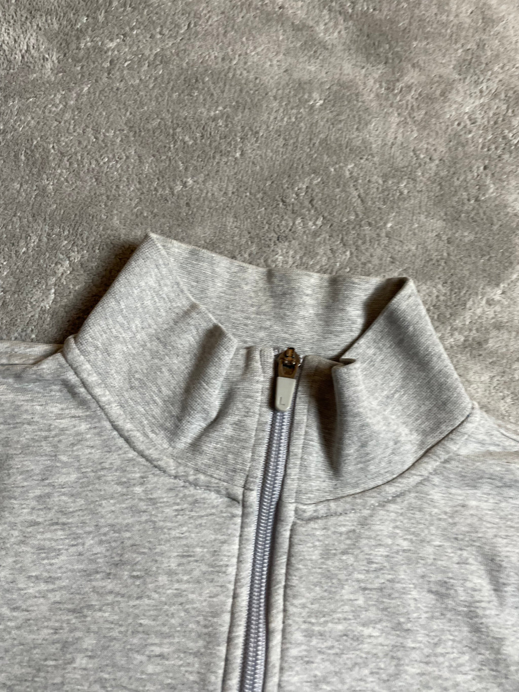 Lacoste Zipper in hellgrau - Gr. S