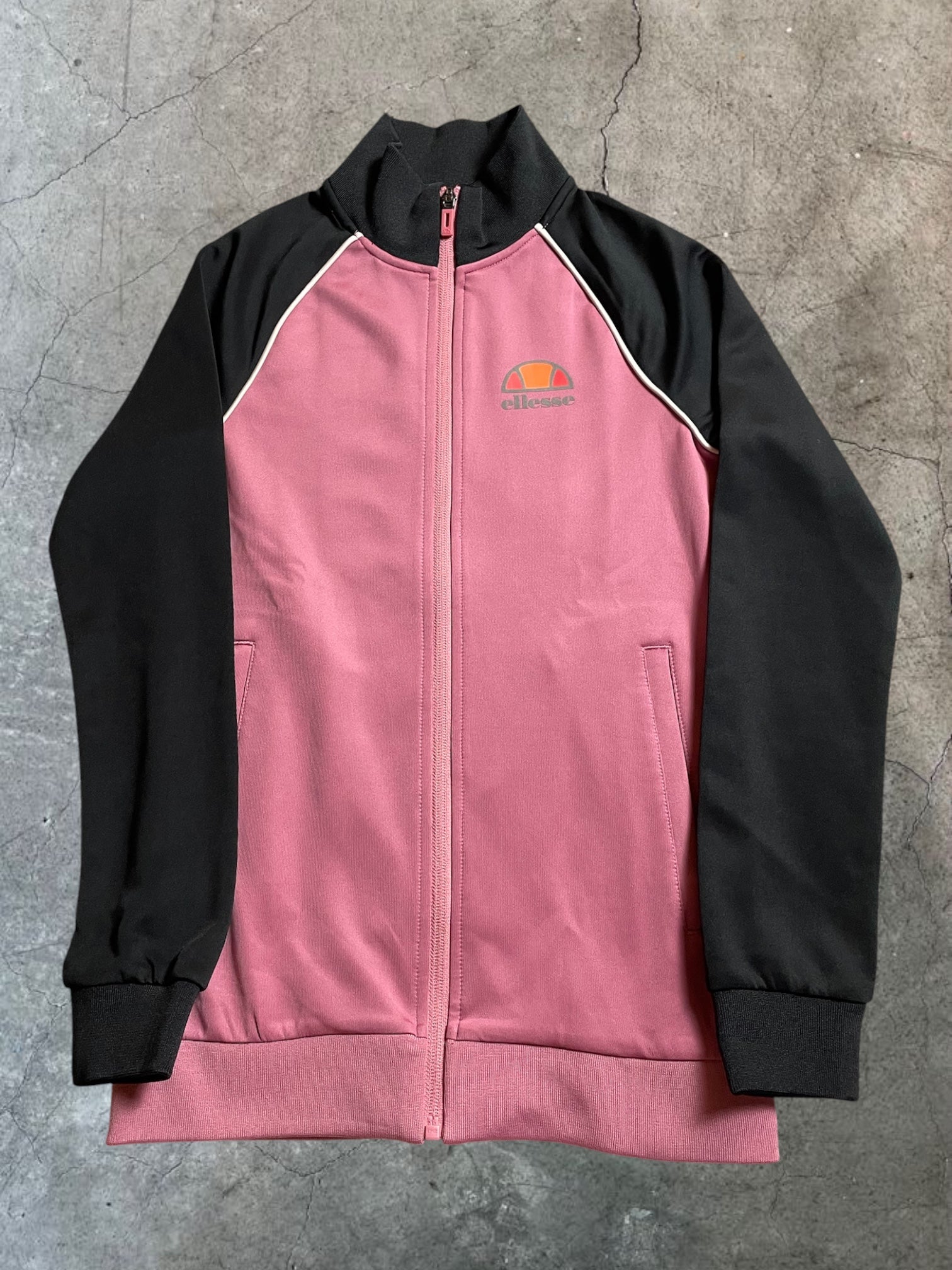 Ellesse Trainingsjacke in Pink, Schwarz - Gr. XS-S