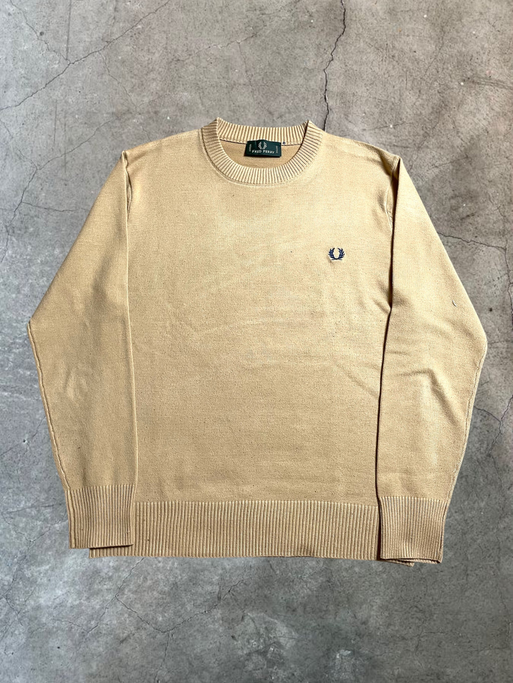 Fred Perry Sweatshirt in Beige/Sandbraun - Gr. M