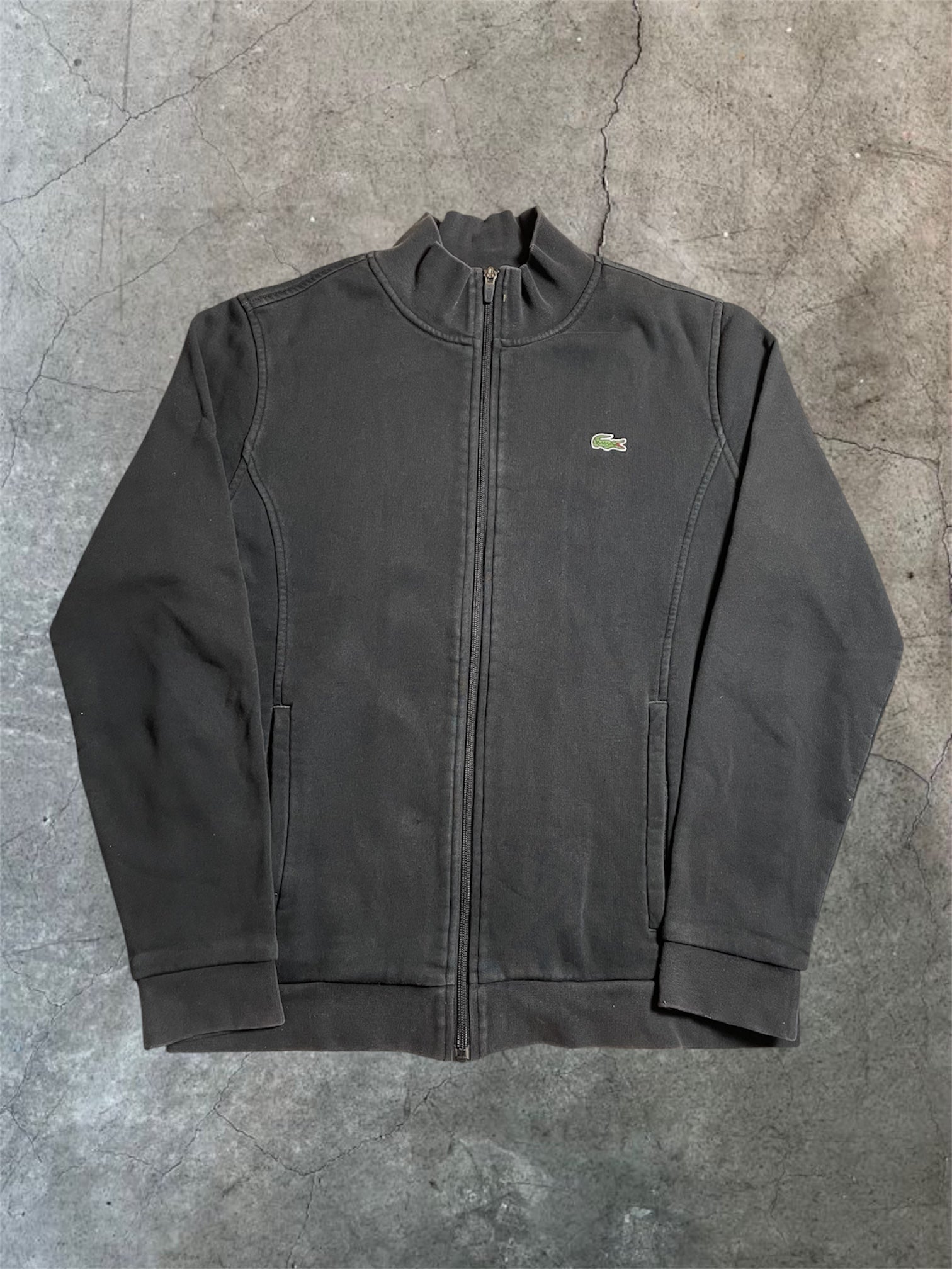 Lacoste Strickjacke in schwarz - Gr. M
