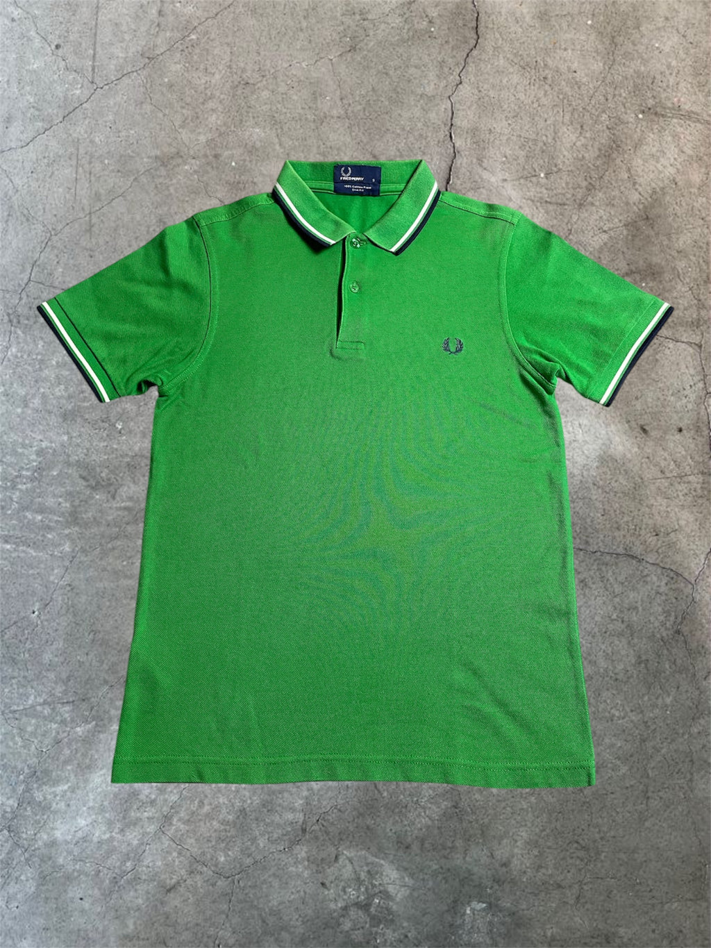 Fred Perry Polohemd in Grün - Gr. S